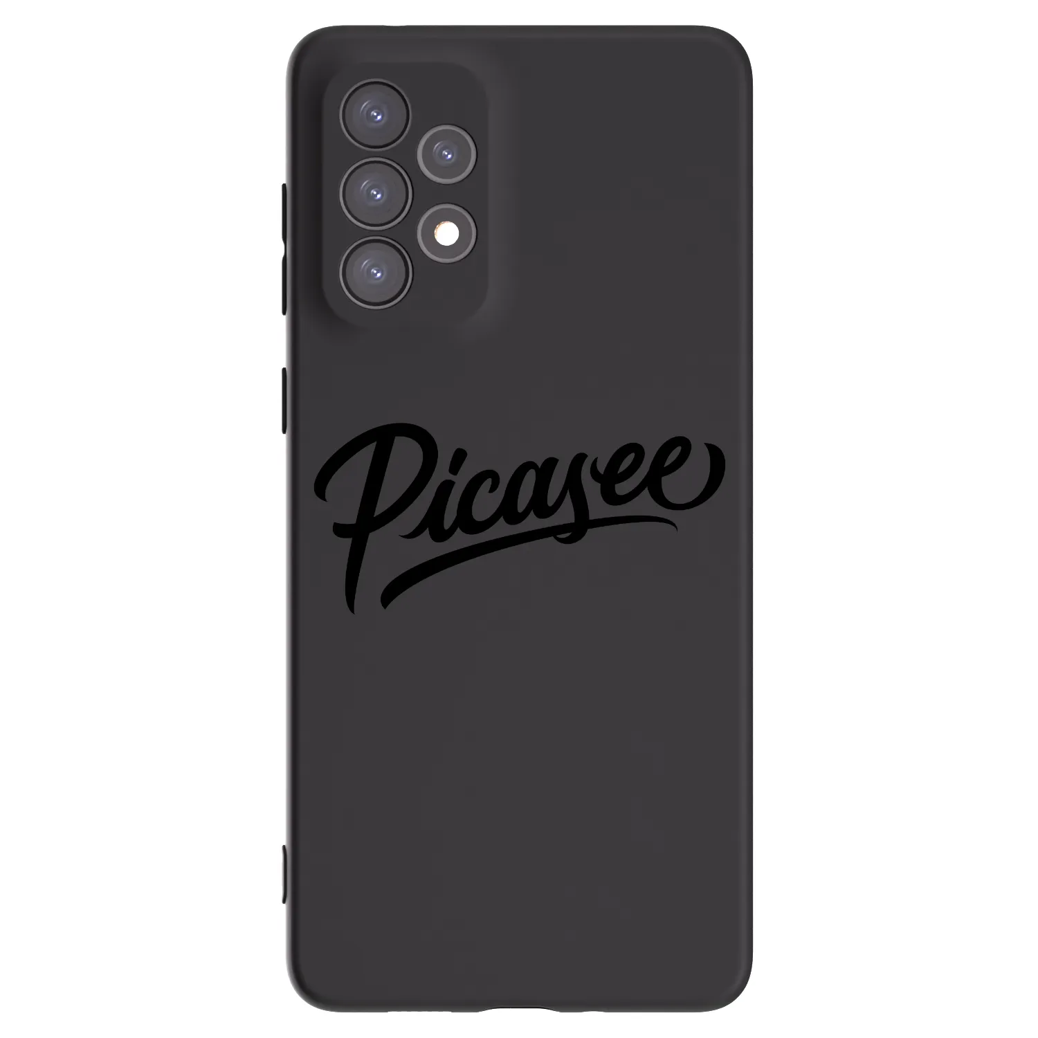 Picasee crna silikonska maskica za Samsung Galaxy A73 5G - Picasee - old logo - black