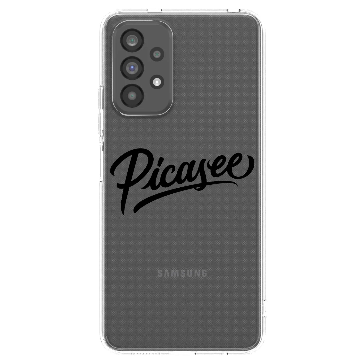 Picasee silikonska prozirna maskica za Samsung Galaxy A73 5G - Picasee - old logo - black