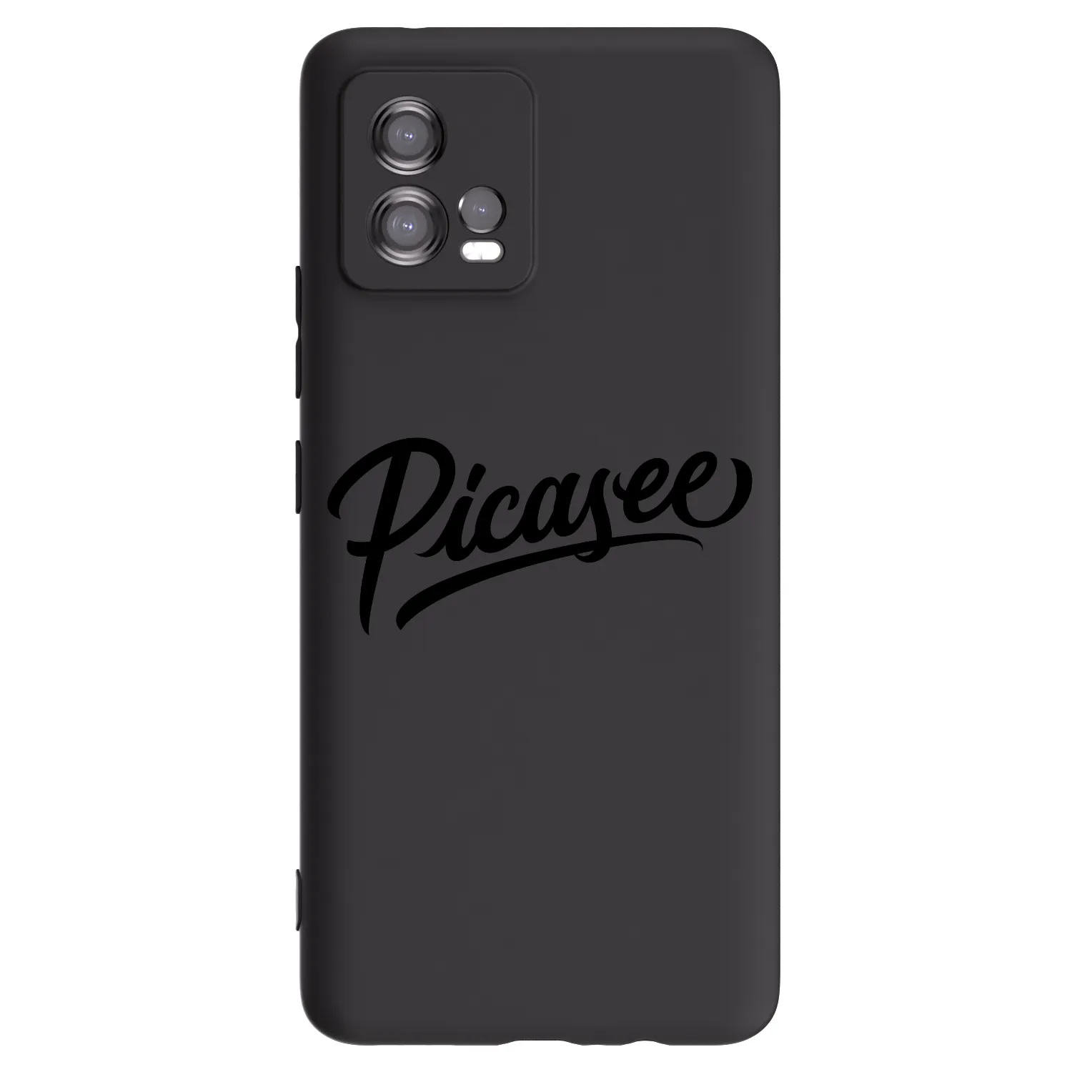 Picasee crna silikonska maskica za Motorola Moto G72 - Picasee - old logo - black
