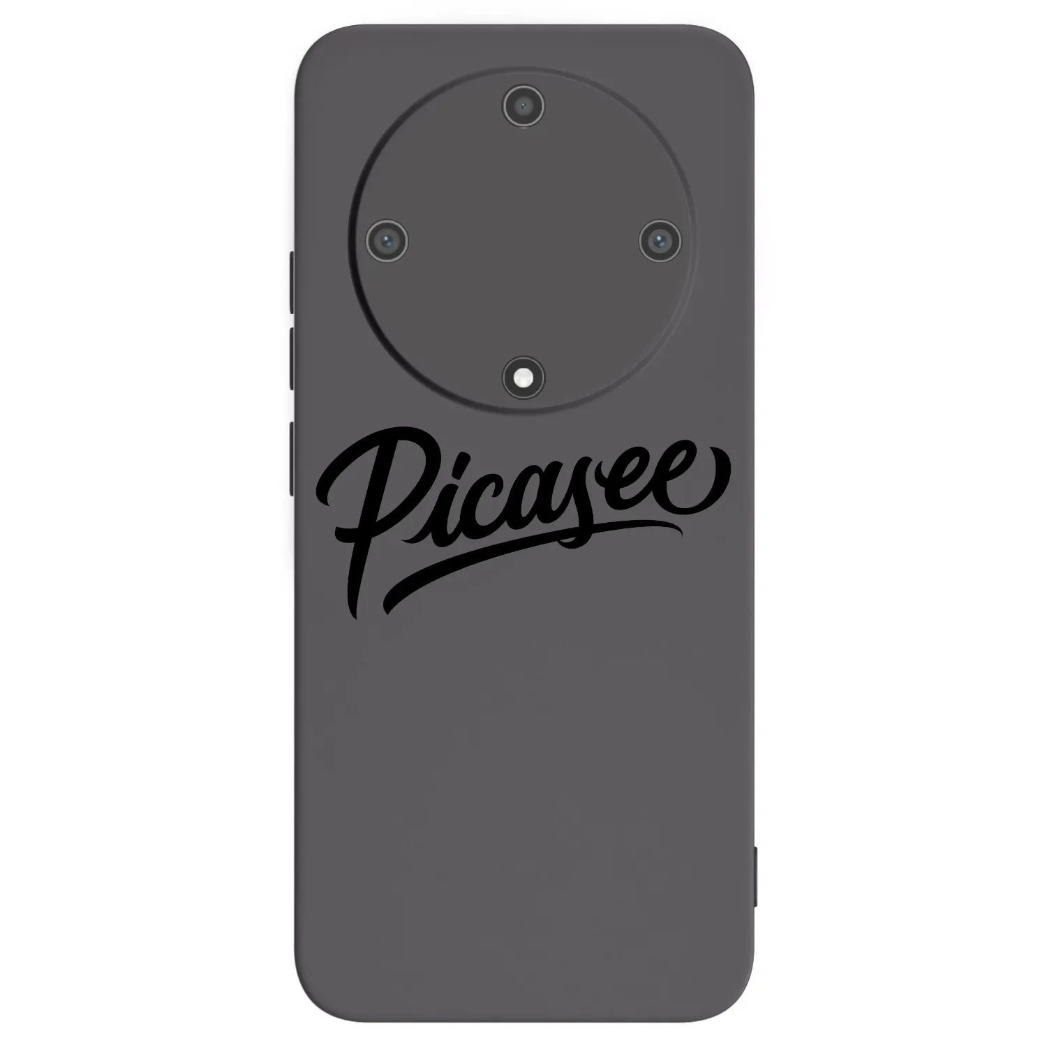 Picasee crna silikonska maskica za Honor Magic5 Lite 5G - Picasee - old logo - black