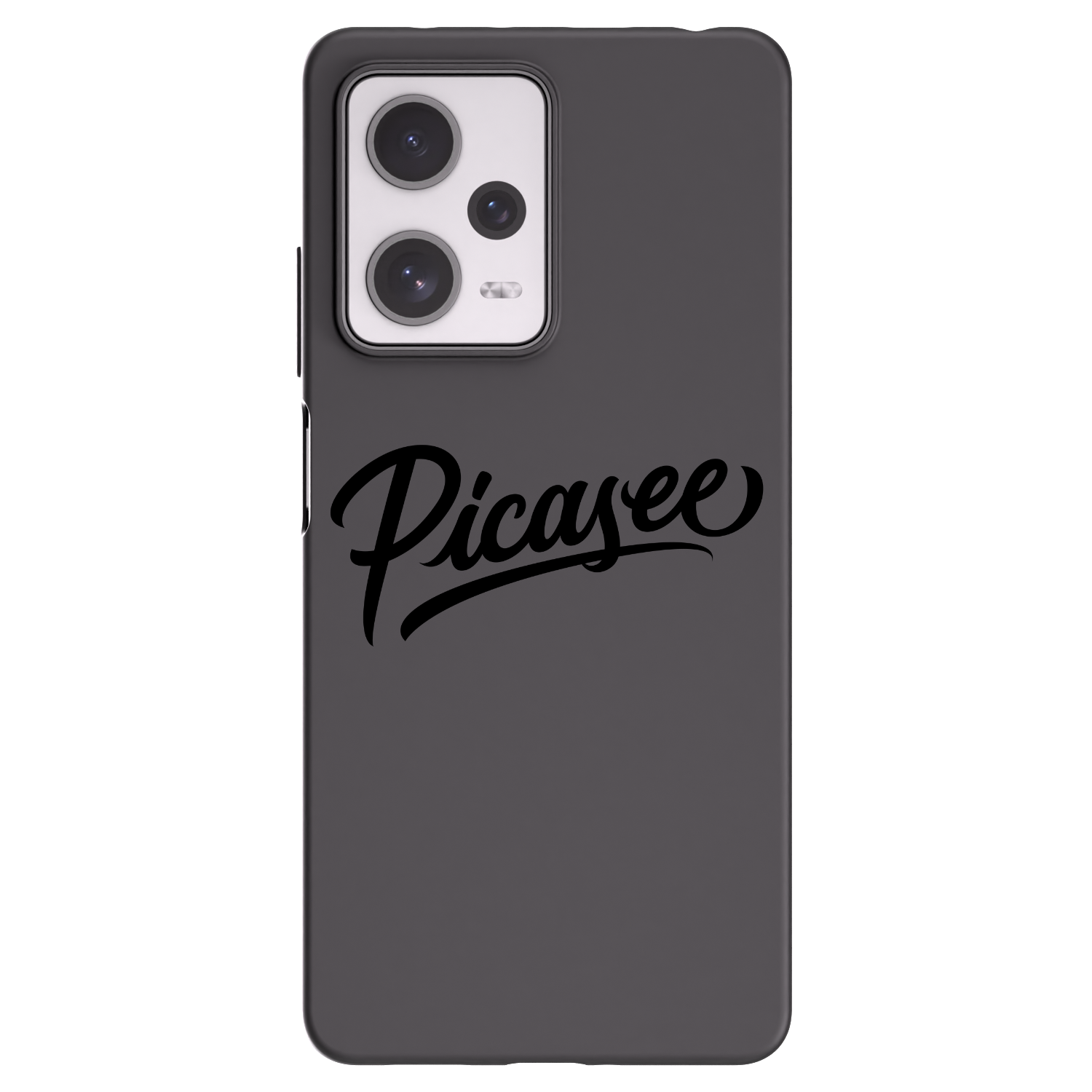 Picasee crna silikonska maskica za Xiaomi Redmi Note 12 Pro+ 5G - Picasee - old logo - black