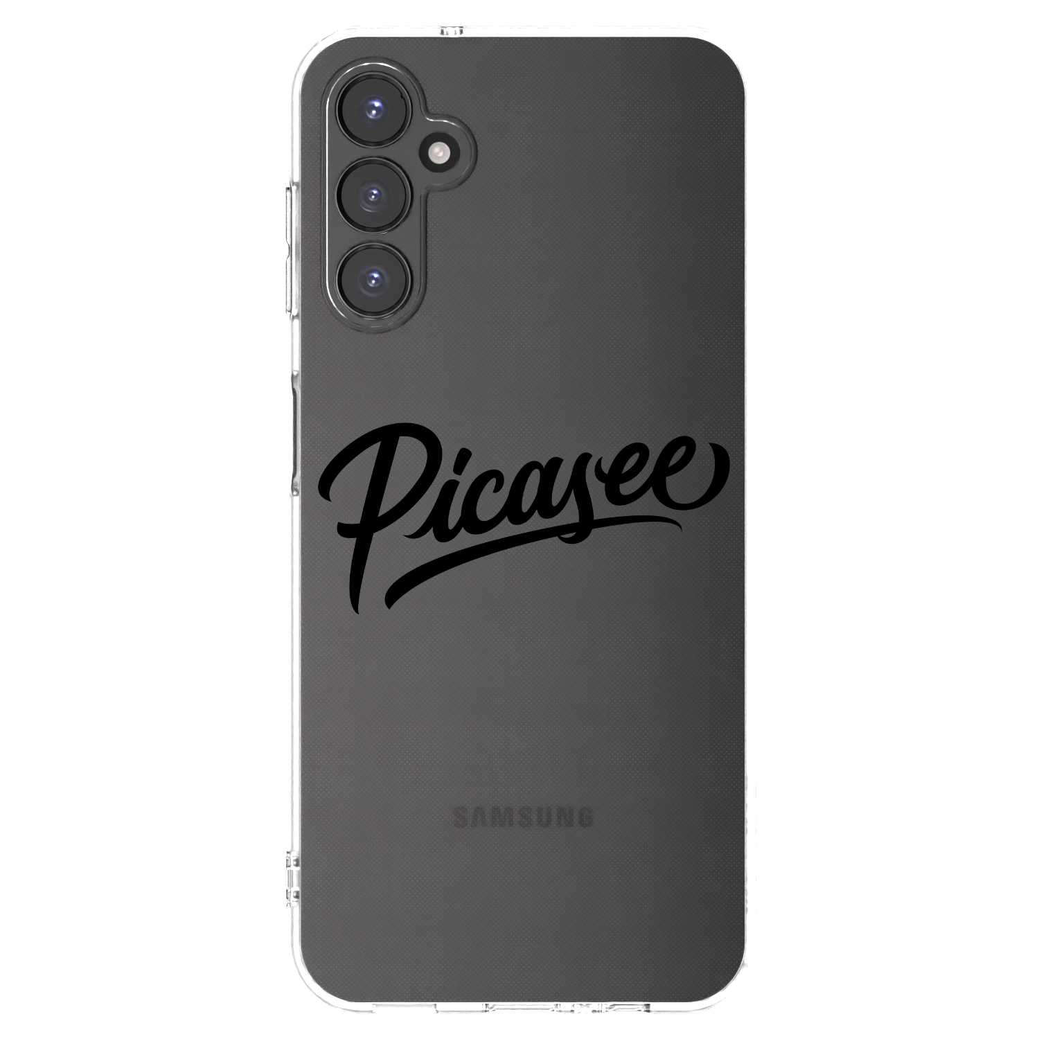 Picasee silikonska prozirna maskica za Samsung Galaxy A14 5G A146P - Picasee - old logo - black
