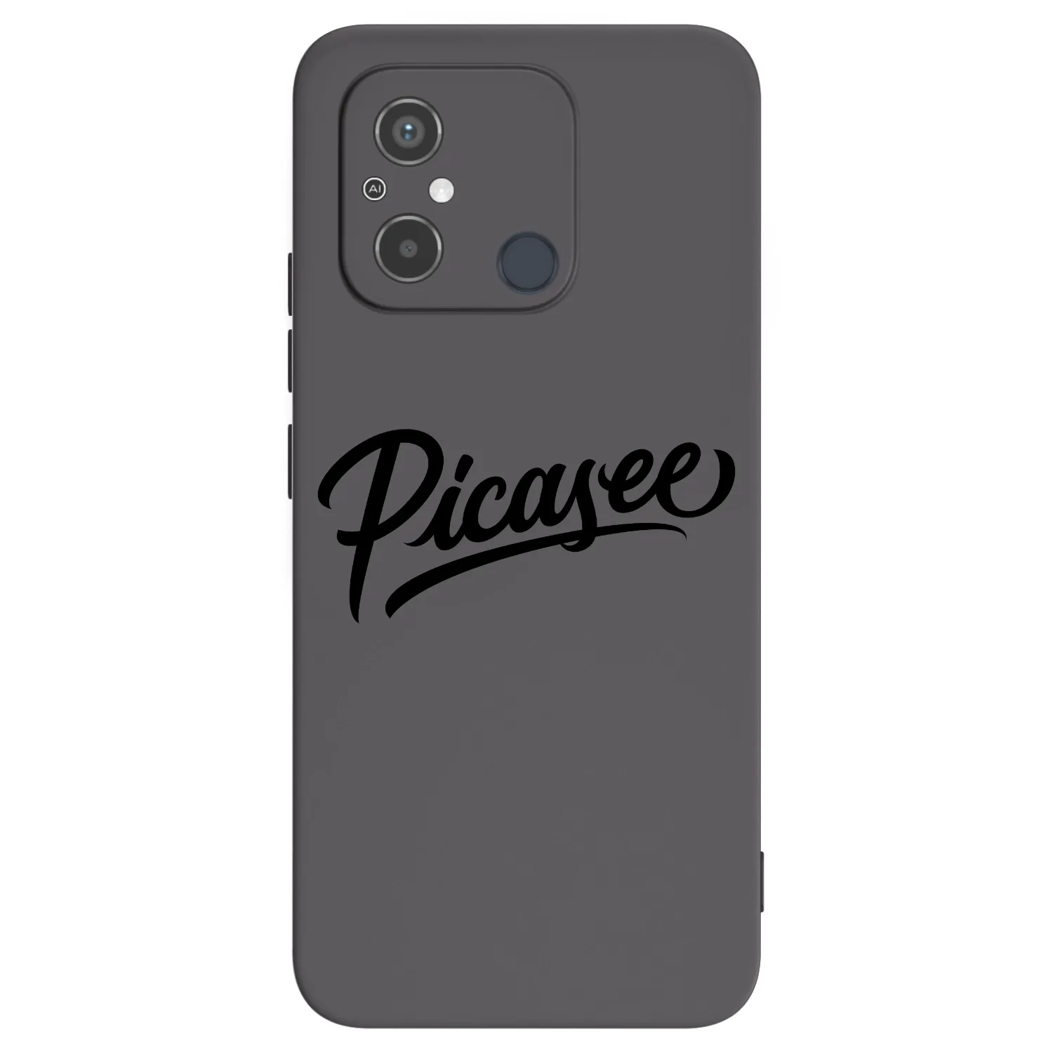 Picasee crna silikonska maskica za Xiaomi Redmi 12C - Picasee - old logo - black