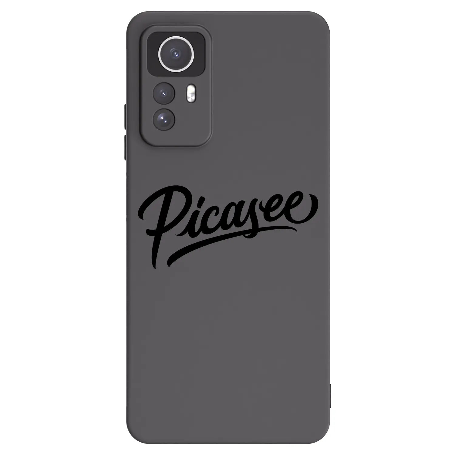 Picasee crna silikonska maskica za Xiaomi Redmi Note 12S - Picasee - old logo - black