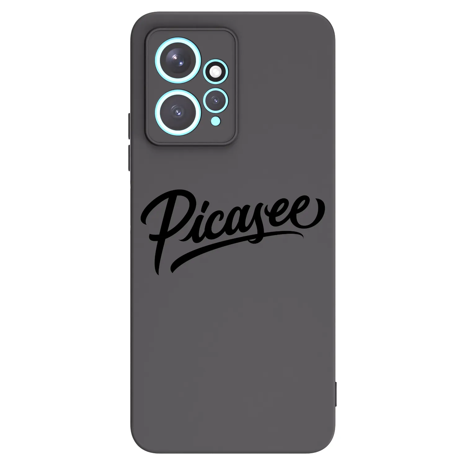 Picasee crna silikonska maskica za Xiaomi Redmi Note 12 4G - Picasee - old logo - black