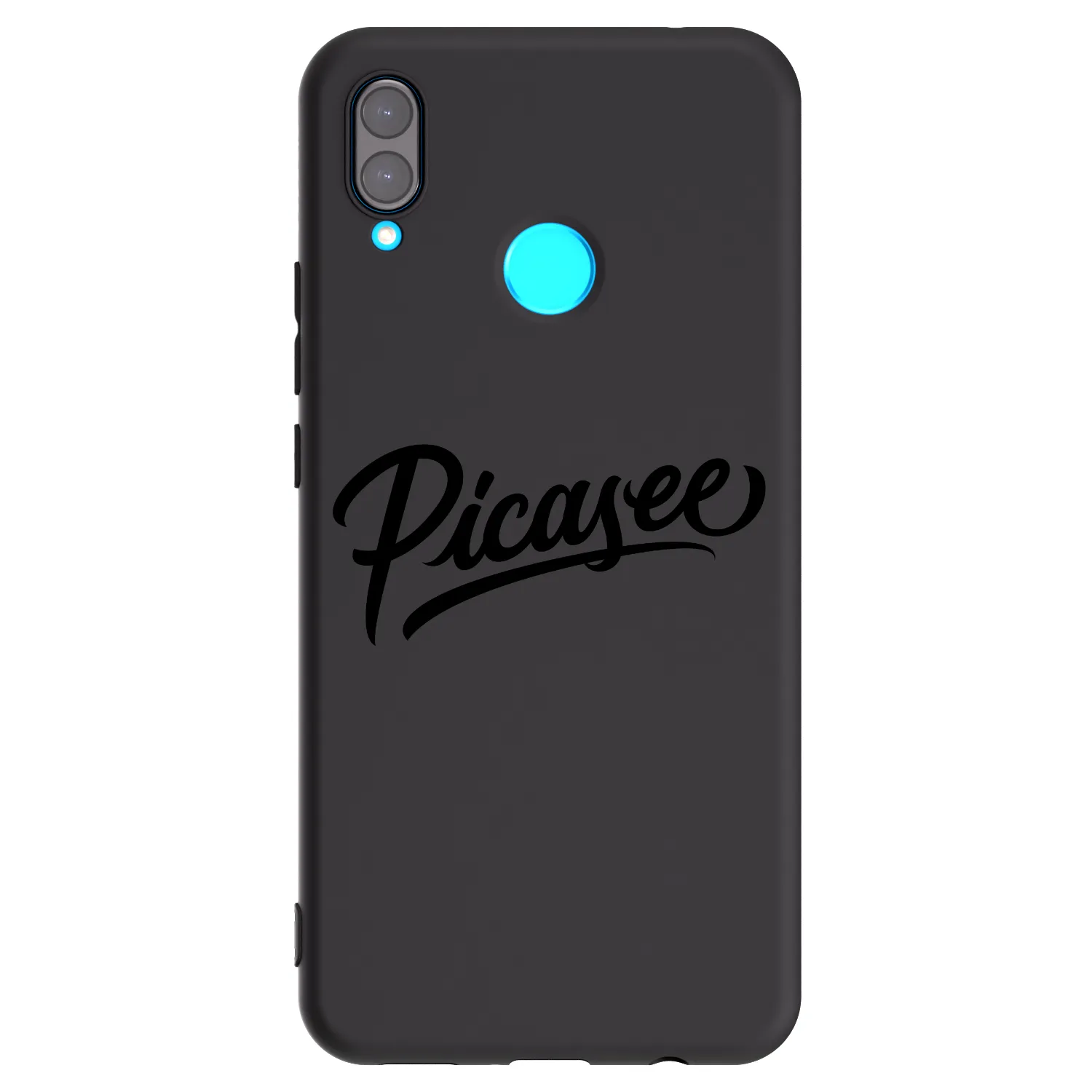 Picasee crna silikonska maskica za Huawei Nova 3 - Picasee - old logo - black