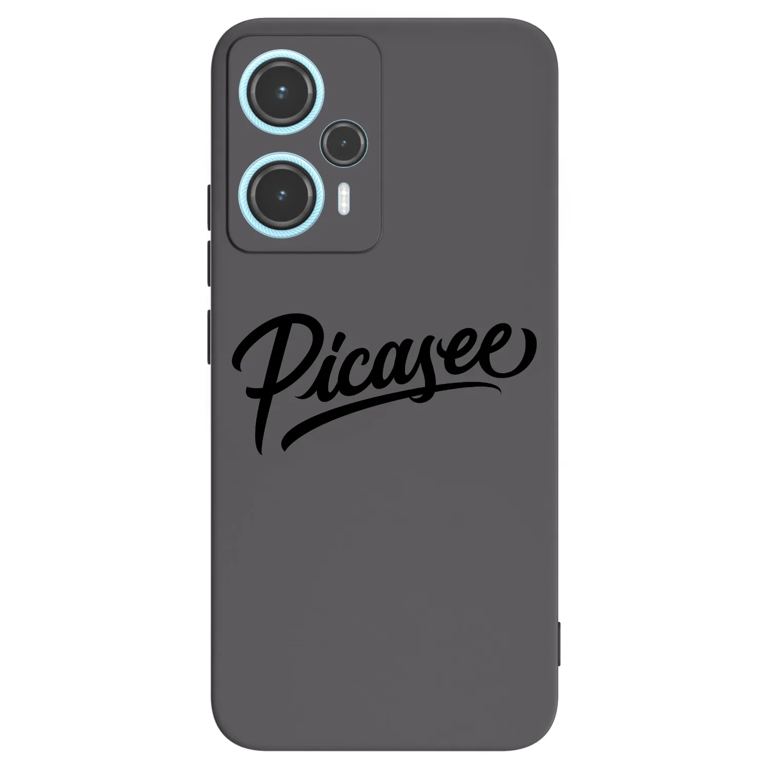 Picasee crna silikonska maskica za Xiaomi Poco F5 - Picasee - old logo - black