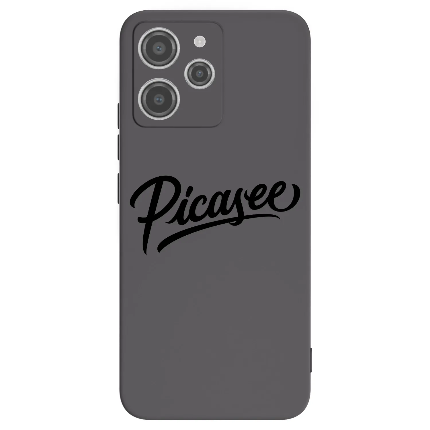 Picasee crna silikonska maskica za Xiaomi Redmi 12 4G - Picasee - old logo - black
