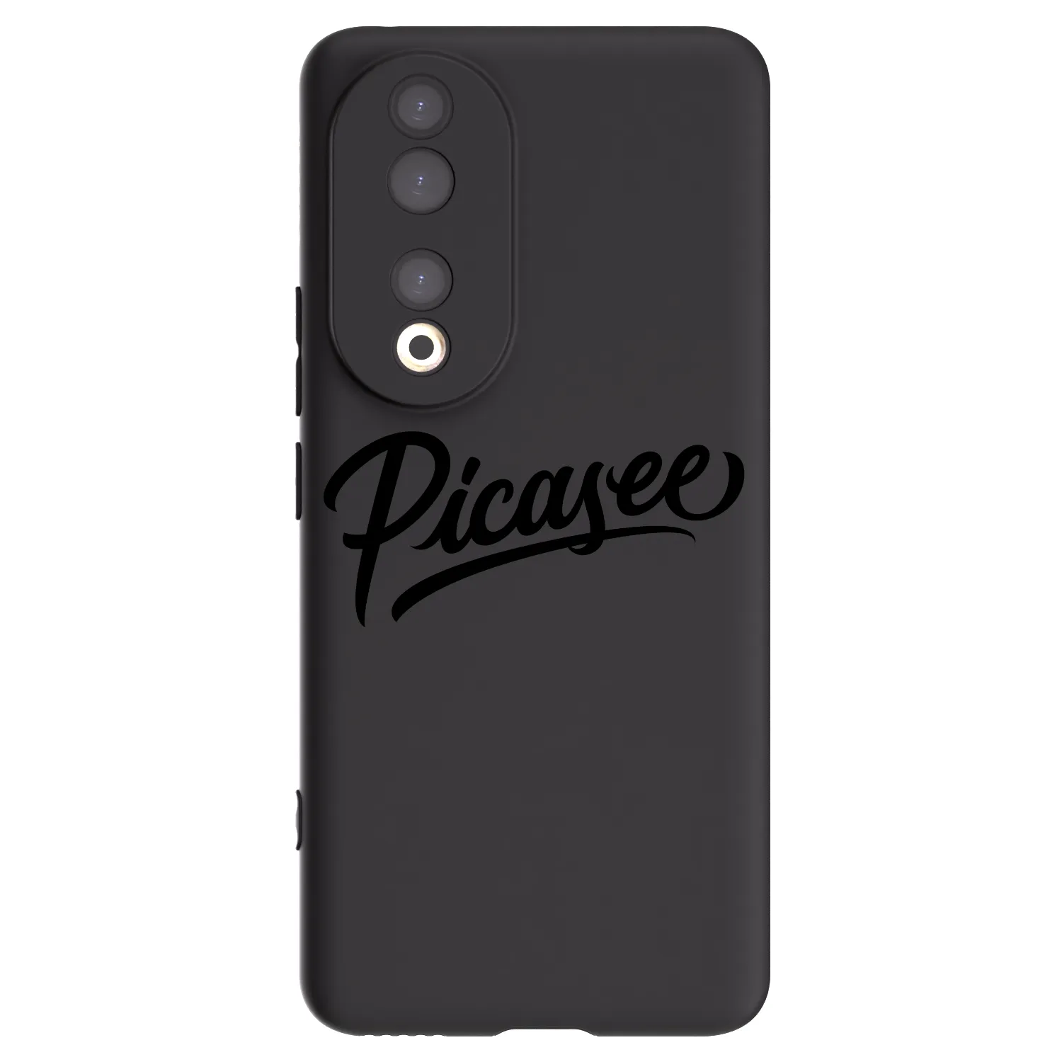 Picasee crna silikonska maskica za Honor 90 5G - Picasee - old logo - black