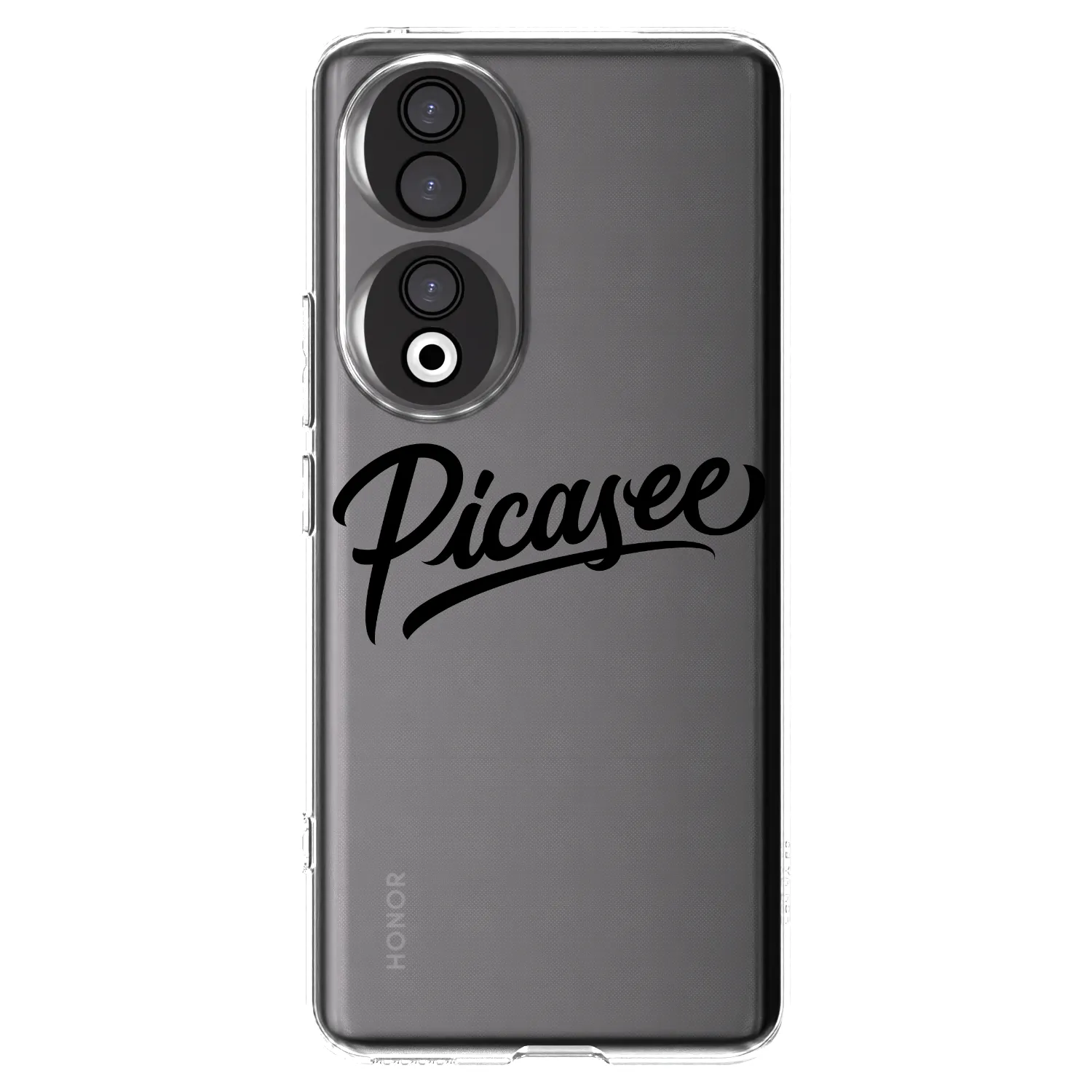 Picasee silikonska prozirna maskica za Honor 90 5G - Picasee - old logo - black