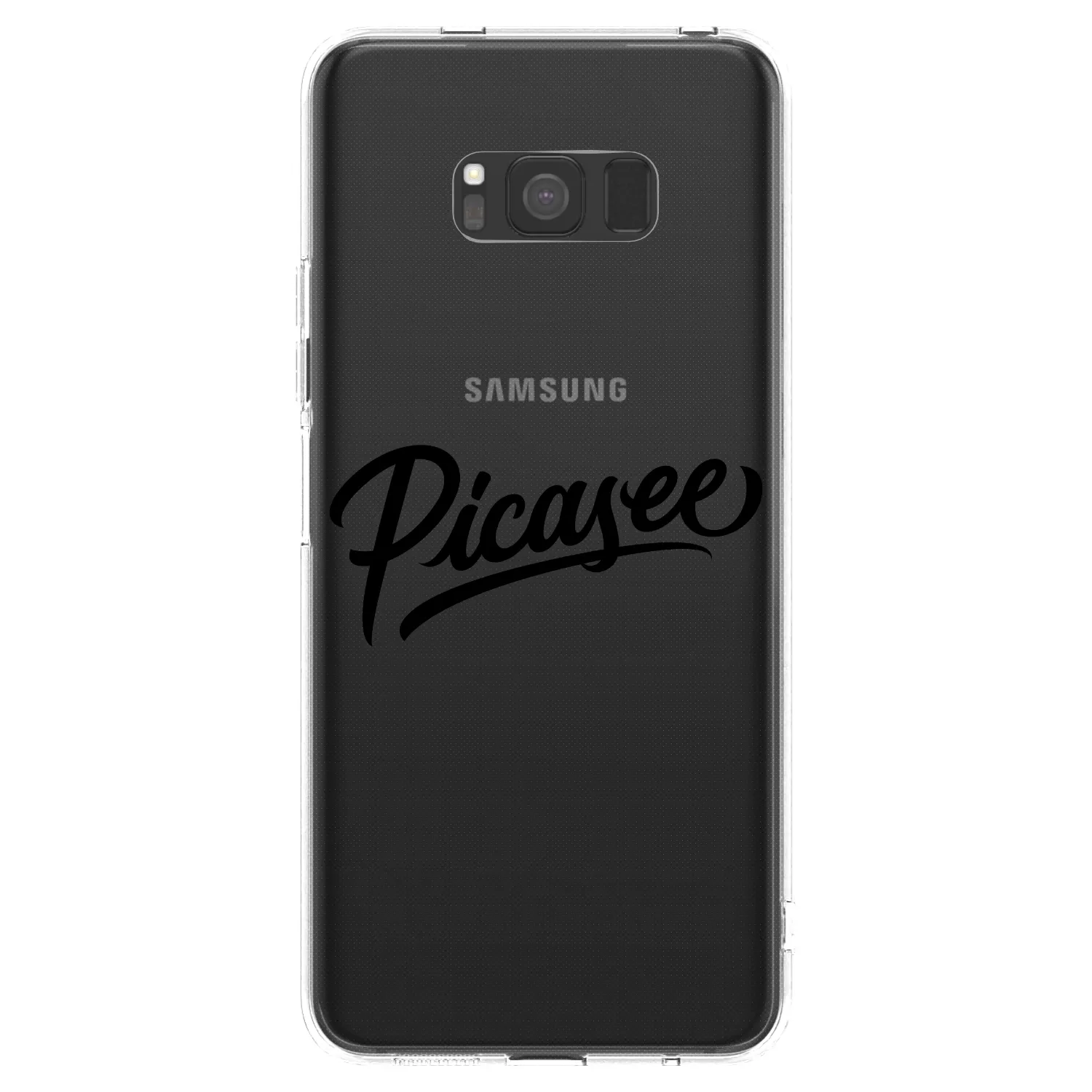 Picasee silikonska prozirna maskica za Samsung Galaxy S8 G950F - Picasee - old logo - black
