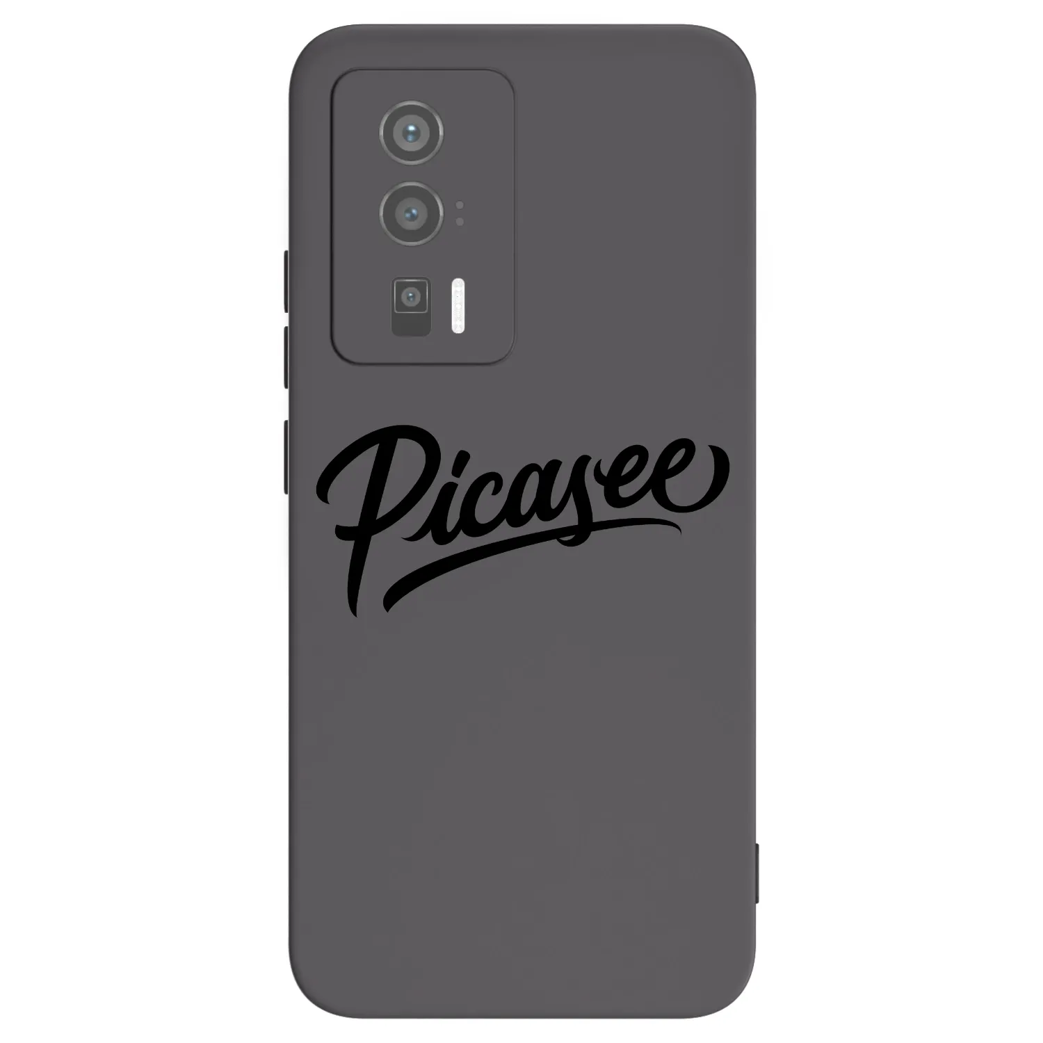Picasee crna silikonska maskica za Xiaomi Poco F5 Pro 5G - Picasee - old logo - black