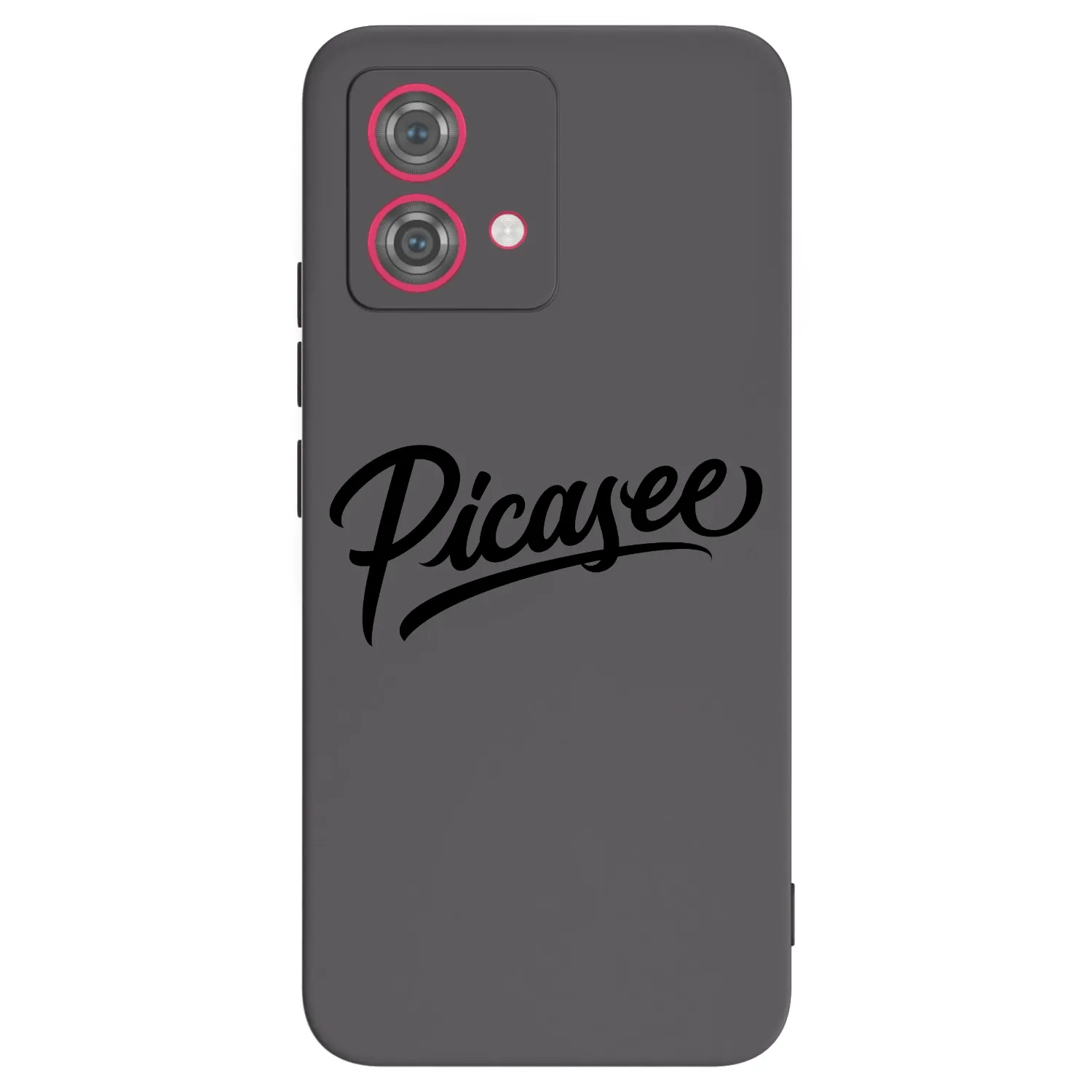Picasee crna silikonska maskica za Motorola Moto G84 5G - Picasee - old logo - black