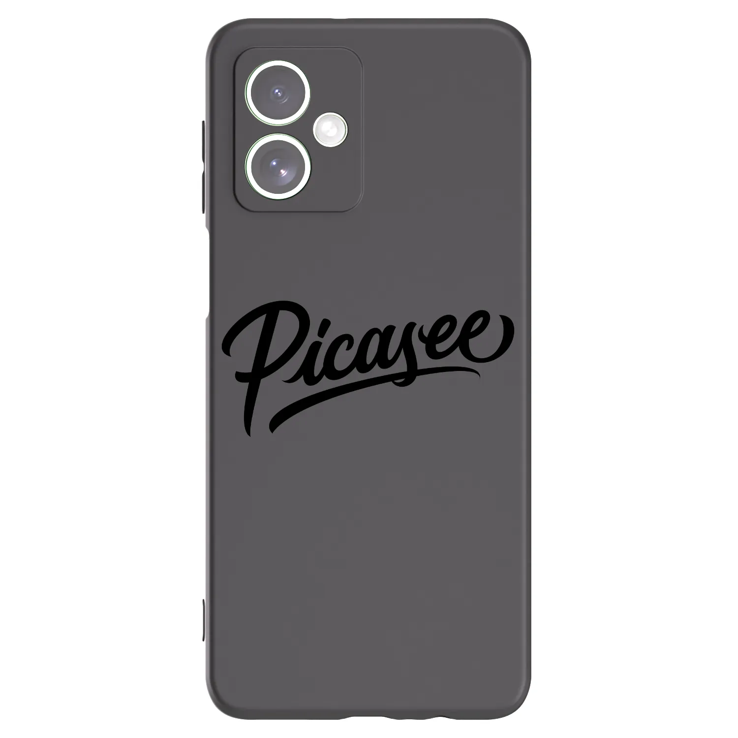 Picasee crna silikonska maskica za Motorola Moto G54 5G - Picasee - old logo - black