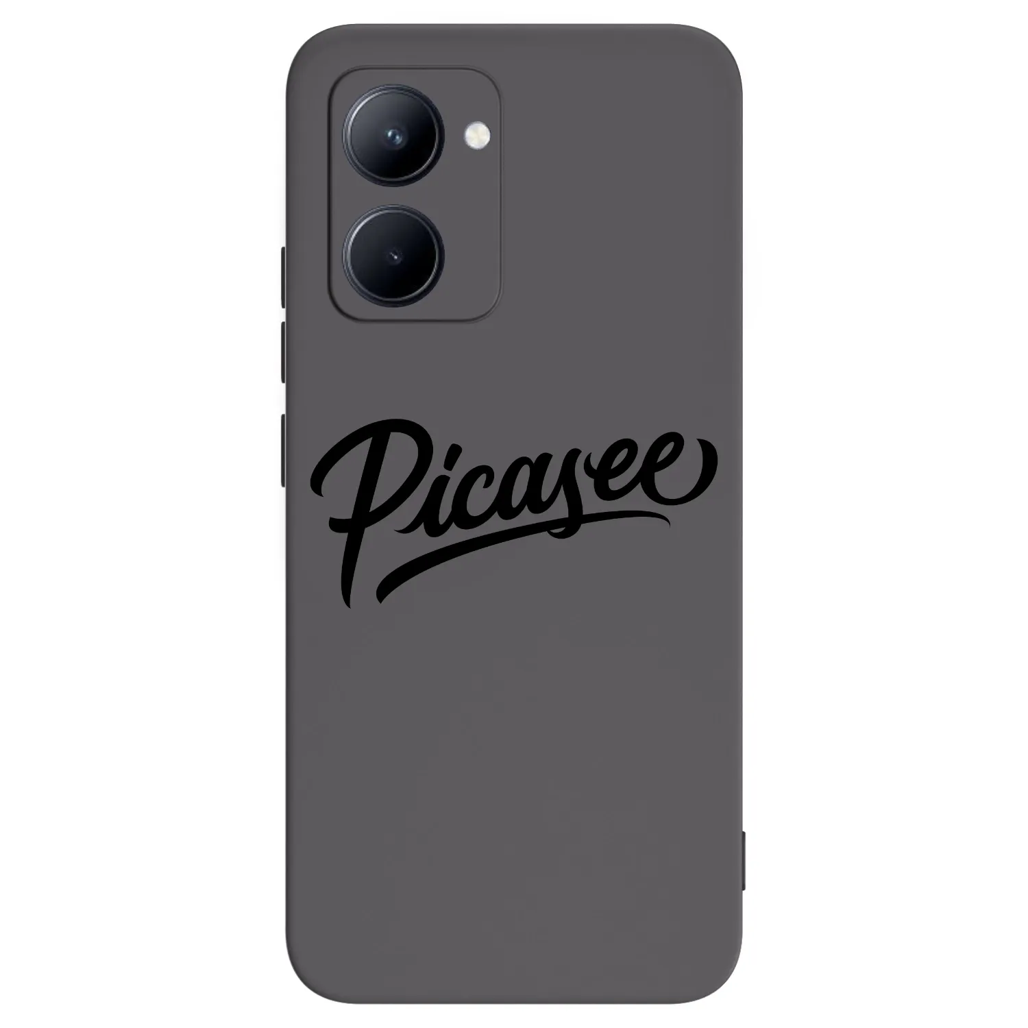 Picasee crna silikonska maskica za Realme C33 (2023) - Picasee - old logo - black
