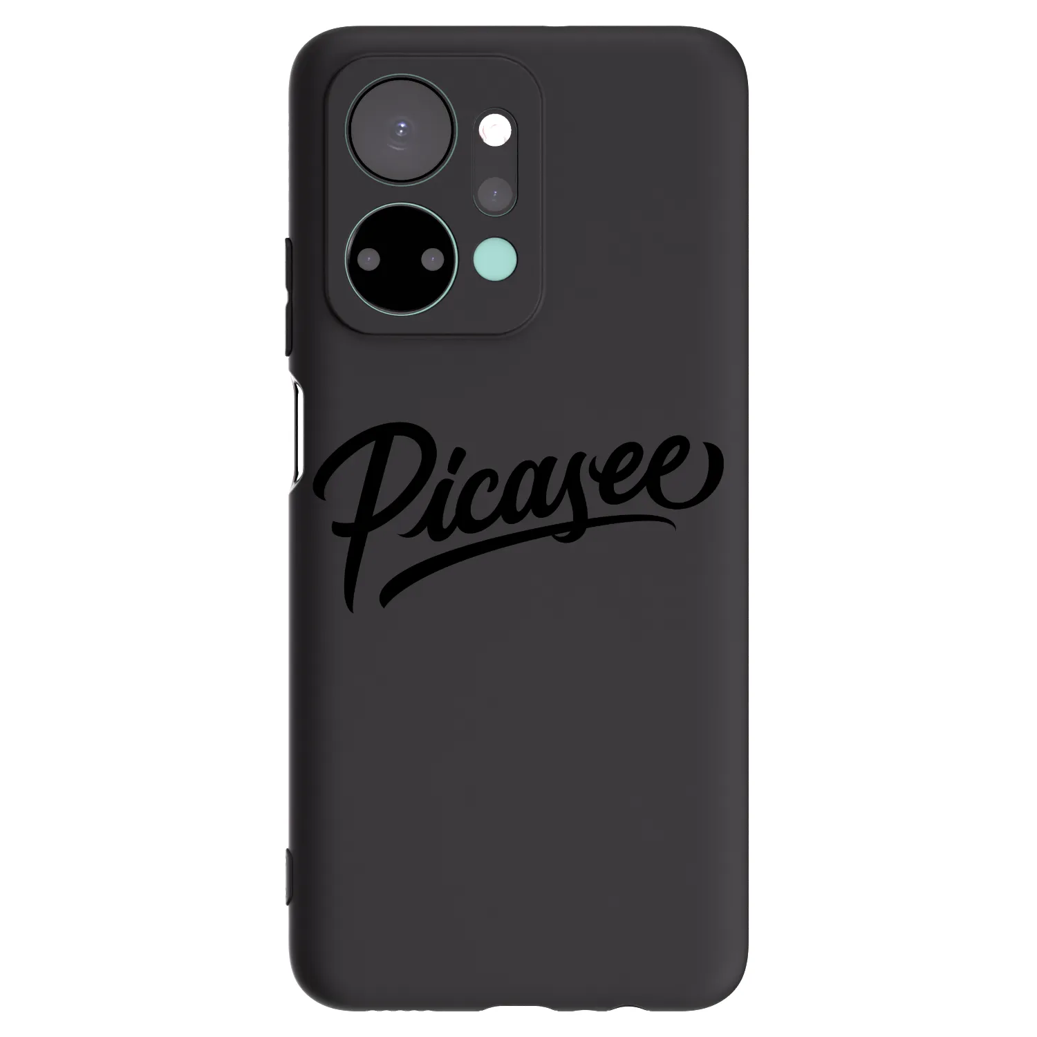 Picasee crna silikonska maskica za Honor X7a - Picasee - old logo - black