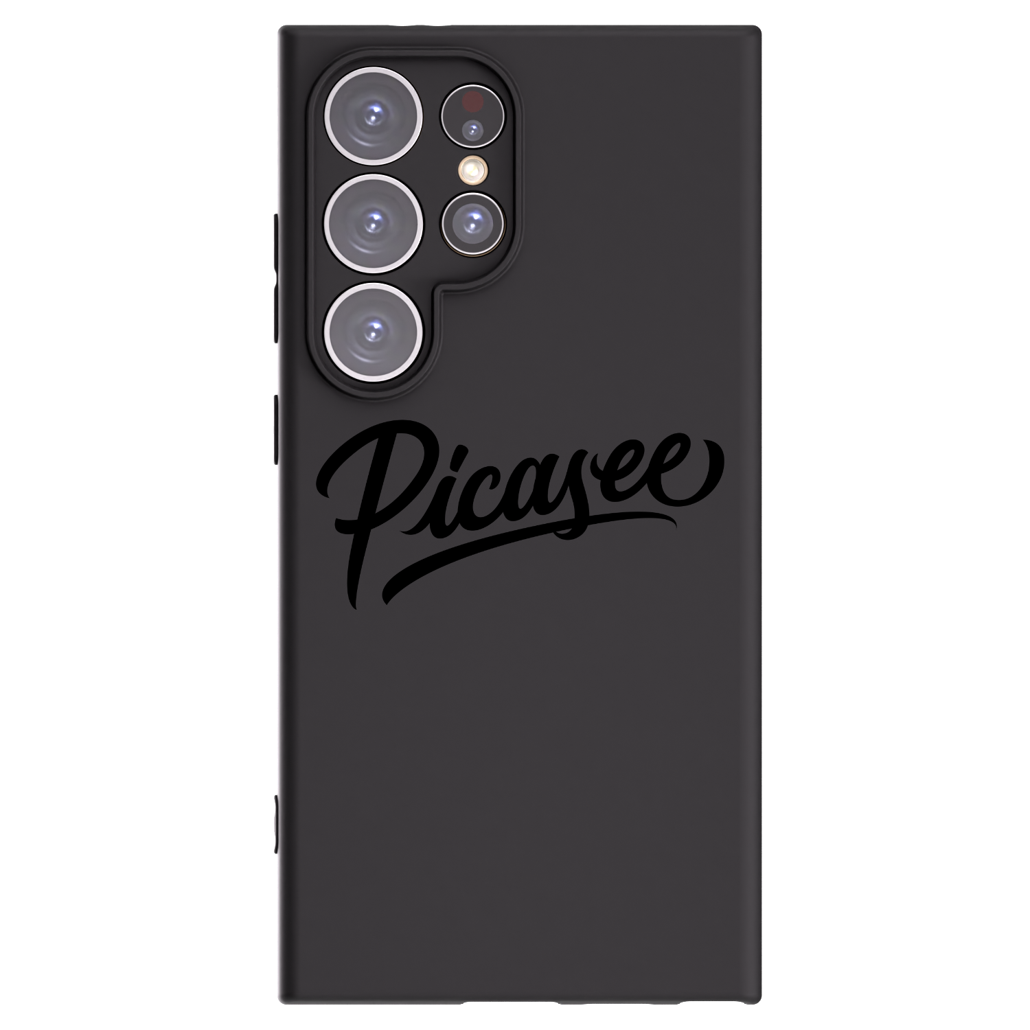 Picasee crna silikonska maskica za Samsung Galaxy S24 Ultra S928B 5G - Picasee - old logo - black