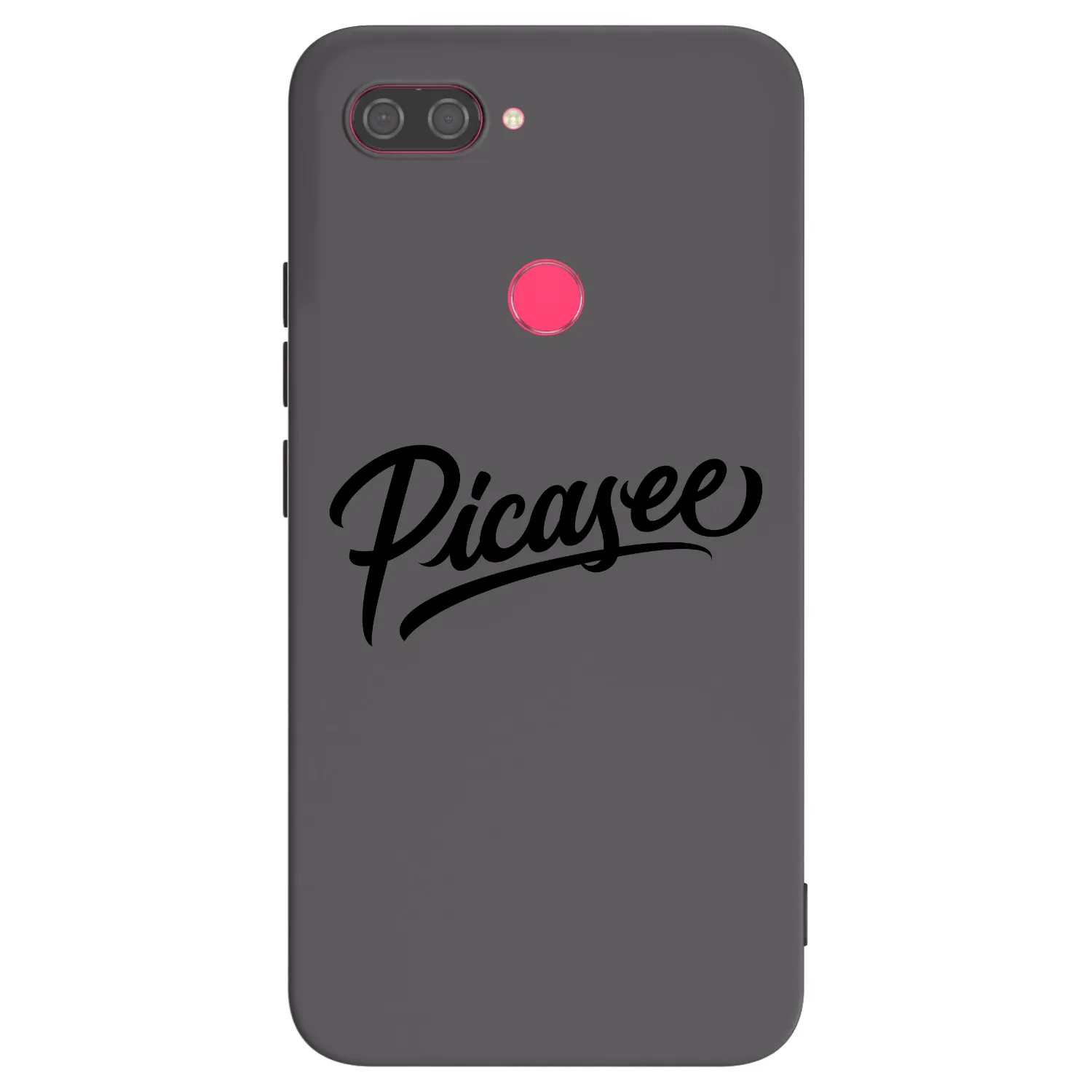 Picasee crna silikonska maskica za Xiaomi Mi 8 Lite - Picasee - old logo - black
