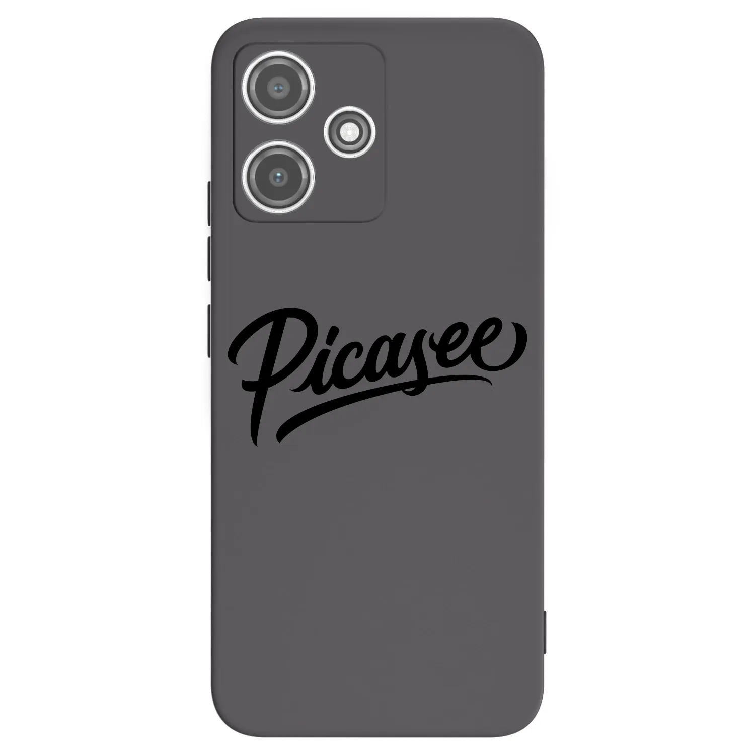 Picasee crna silikonska maskica za Xiaomi Redmi 12 5G - Picasee - old logo - black