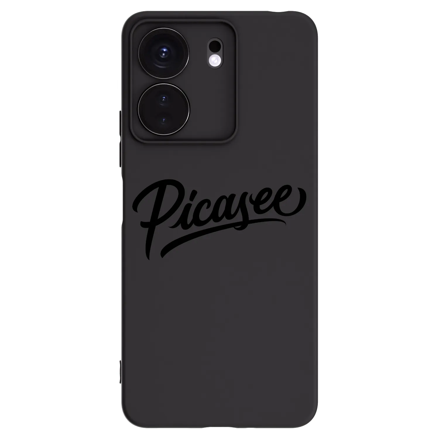 Picasee crna silikonska maskica za Xiaomi Redmi 13C 4G - Picasee - old logo - black
