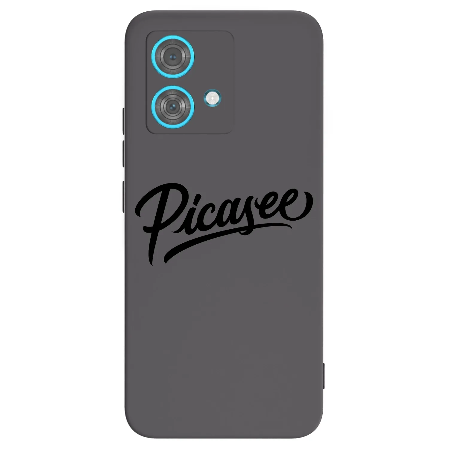 Picasee crna silikonska maskica za Motorola Edge 40 Neo - Picasee - old logo - black
