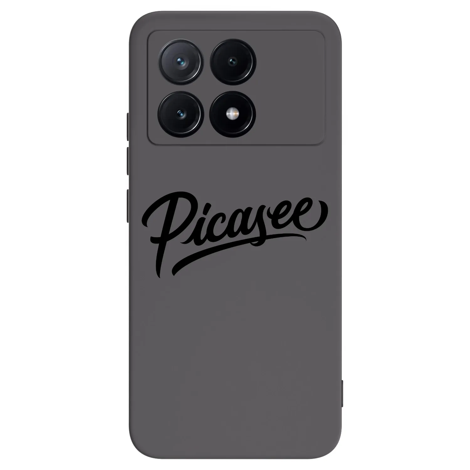 Picasee crna silikonska maskica za Xiaomi Poco X6 Pro - Picasee - old logo - black