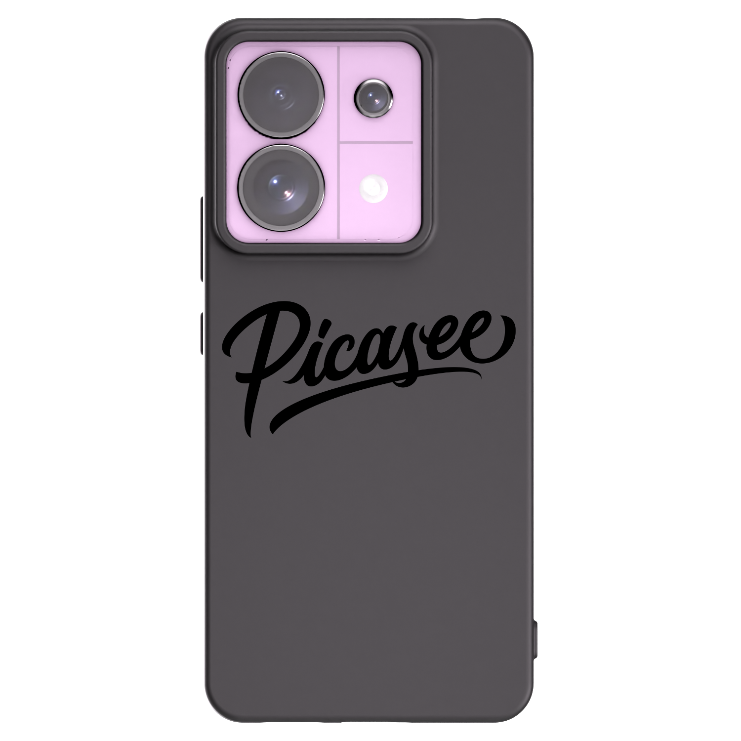 Picasee crna silikonska maskica za Xiaomi Redmi Note 13 Pro 5G - Picasee - old logo - black