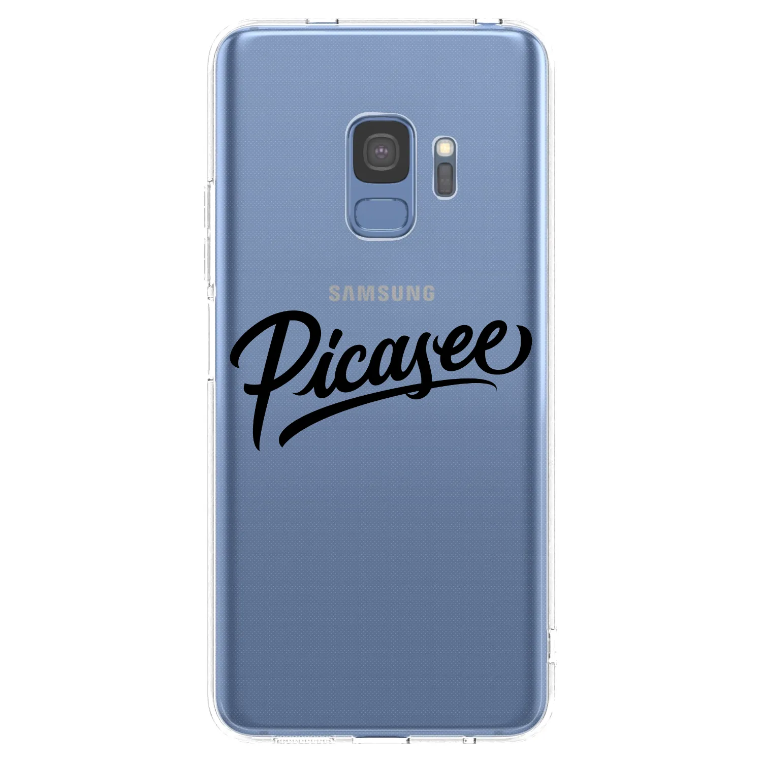 Picasee silikonska prozirna maskica za Samsung Galaxy S9 G960F - Picasee - old logo - black