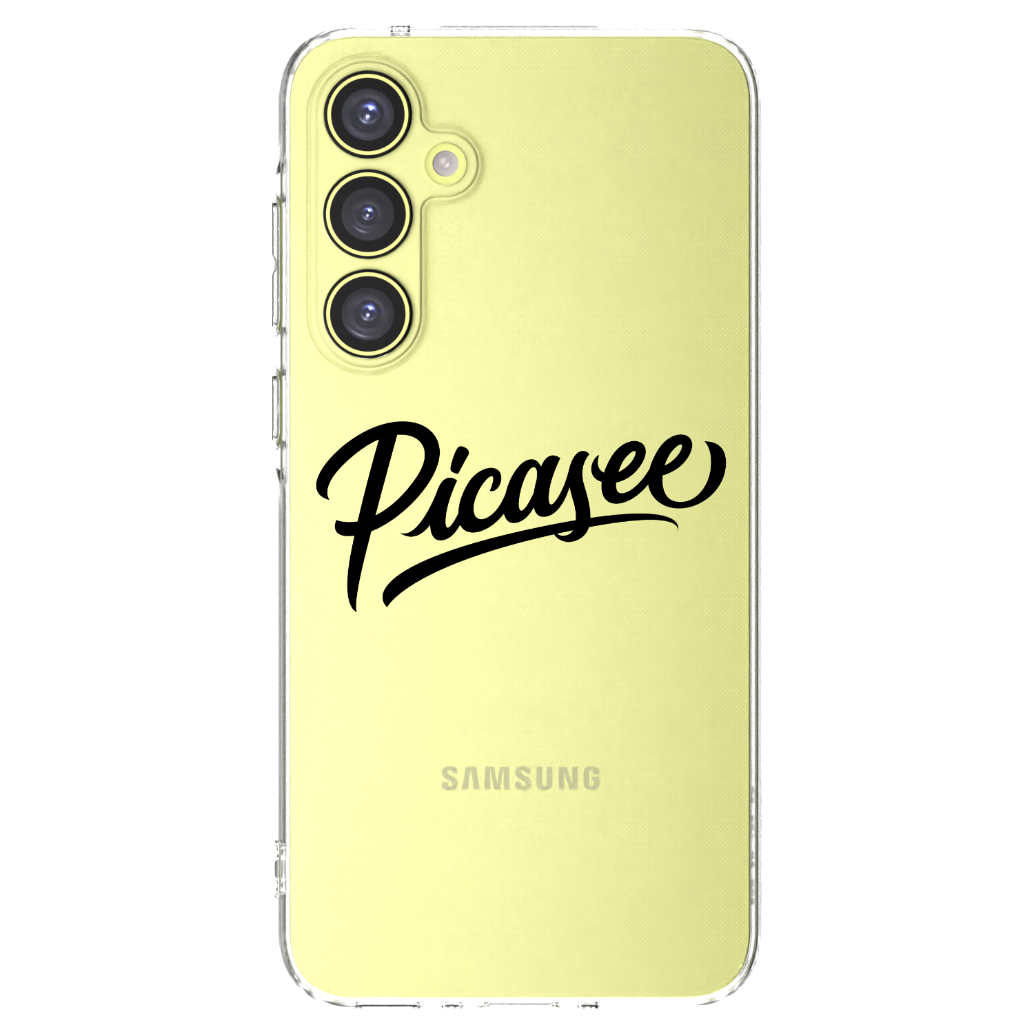 Picasee silikonska prozirna maskica za Samsung Galaxy A35 5G A356B - Picasee - old logo - black