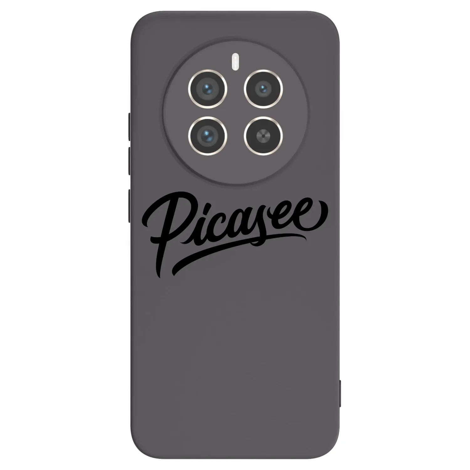 Picasee crna silikonska maskica za Realme 12 Pro 5G - Picasee - old logo - black