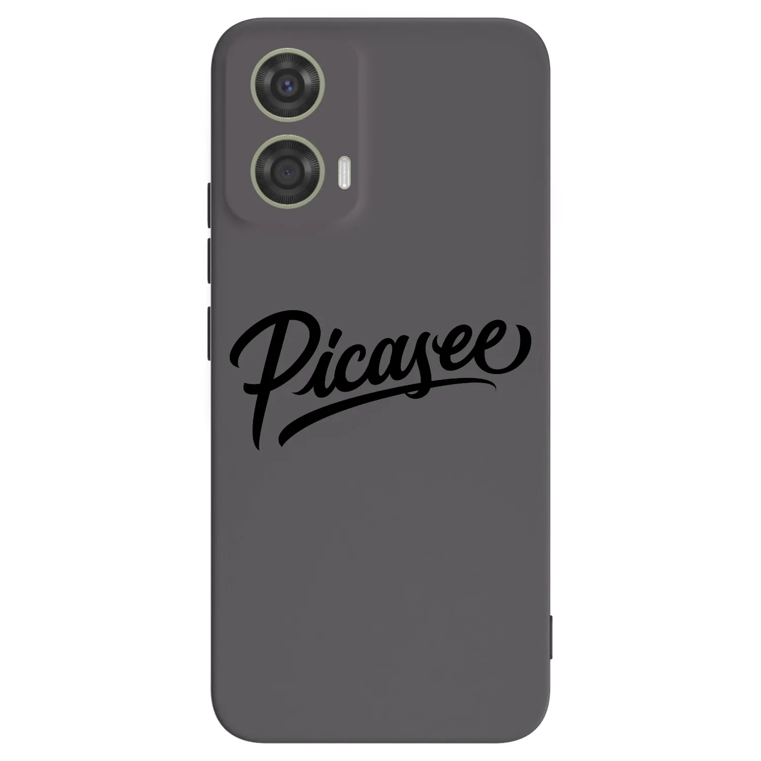 Picasee crna silikonska maskica za Motorola Moto G24 - Picasee - old logo - black