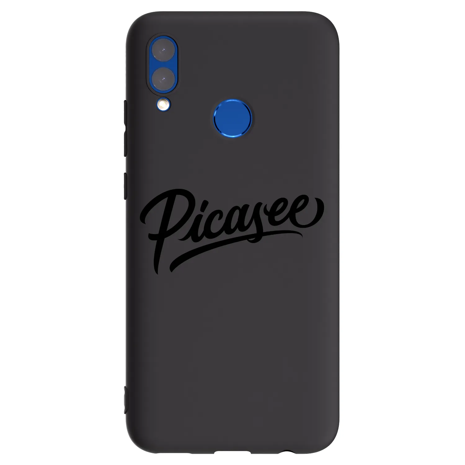 Picasee crna silikonska maskica za Honor 10 Lite - Picasee - old logo - black
