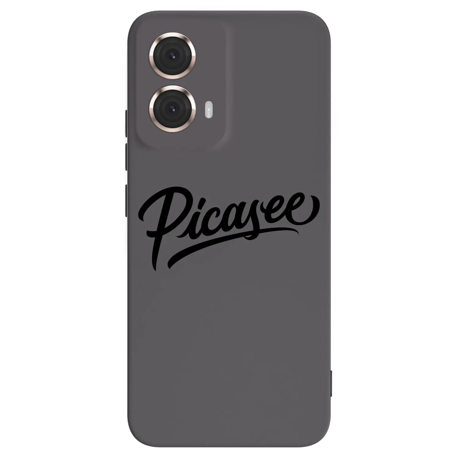Picasee crna silikonska maskica za Motorola Moto G85 - Picasee - old logo - black