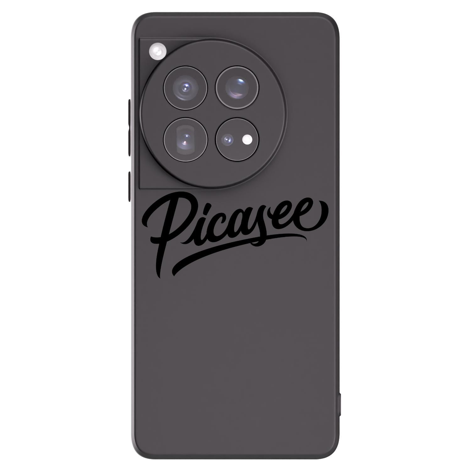 Picasee crna silikonska maskica za OnePlus 12 5G - Picasee - old logo - black