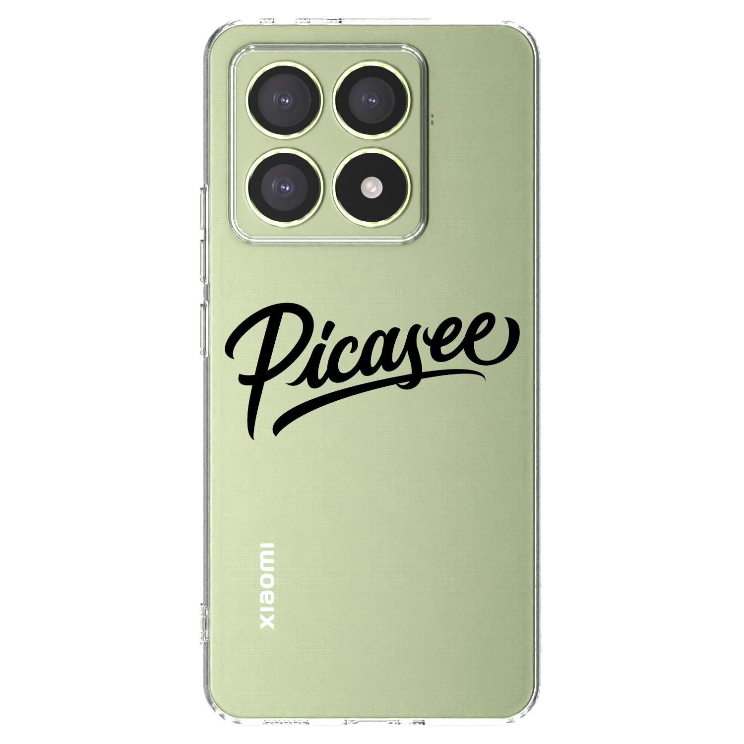 Picasee silikonska prozirna maskica za Xiaomi 14T - Picasee - old logo - black