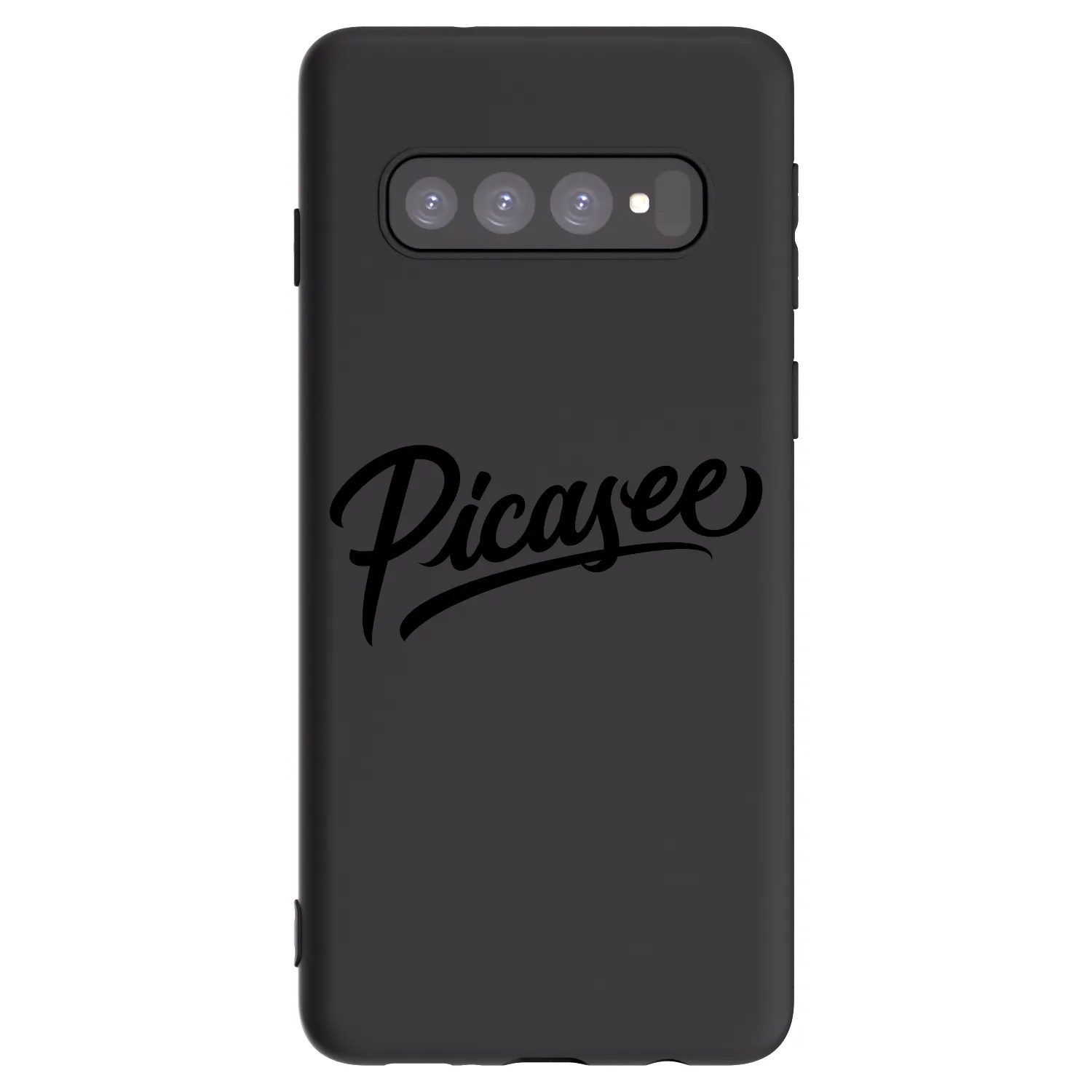 Picasee crna silikonska maskica za Samsung Galaxy S10 G973 - Picasee - old logo - black