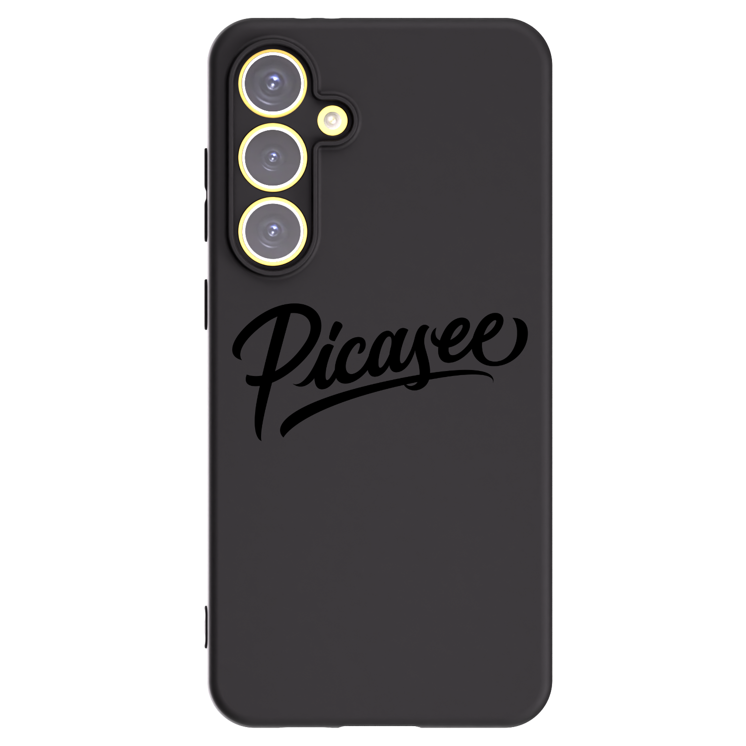 Picasee crna silikonska maskica za Samsung Galaxy S24 FE S721B - Picasee - old logo - black