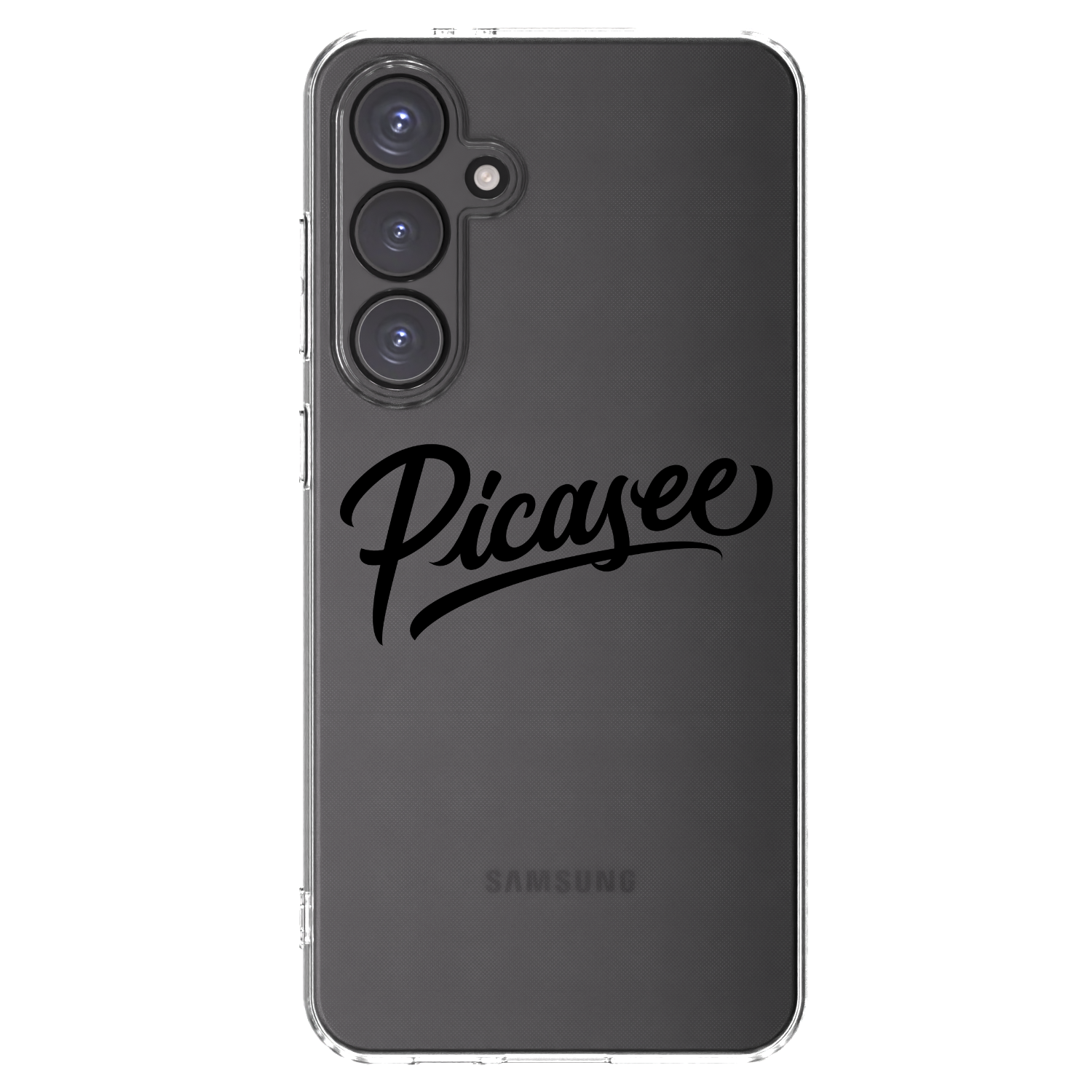 Picasee silikonska prozirna maskica za Samsung Galaxy S24 FE S721B - Picasee - old logo - black