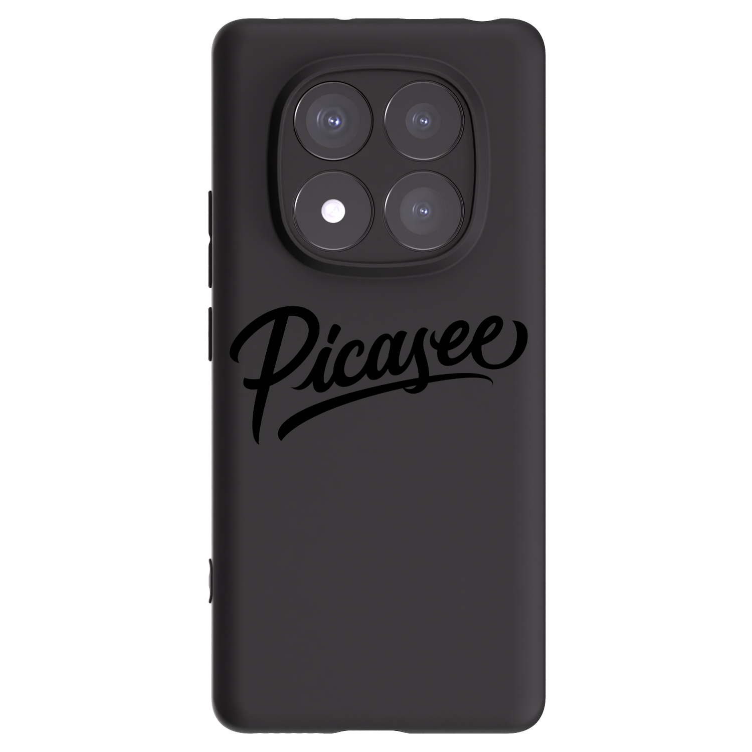 Picasee crna silikonska maskica za Xiaomi Redmi Note 14 Pro 5G - Picasee - old logo - black