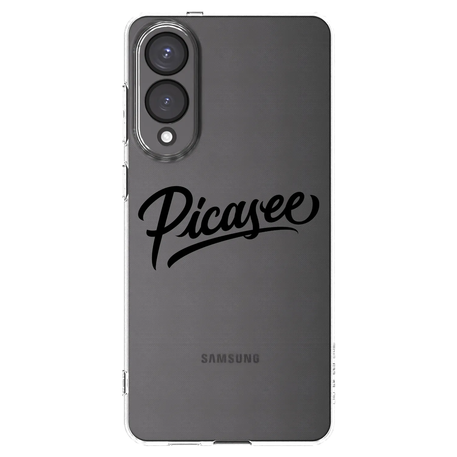 Picasee silikonska prozirna maskica za Samsung Galaxy S25 Edge 5G - Picasee - old logo - black