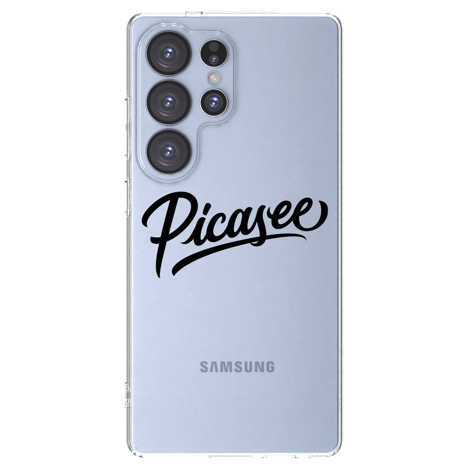 Picasee silikonska prozirna maskica za Samsung Galaxy S25 Ultra 5G - Picasee - old logo - black