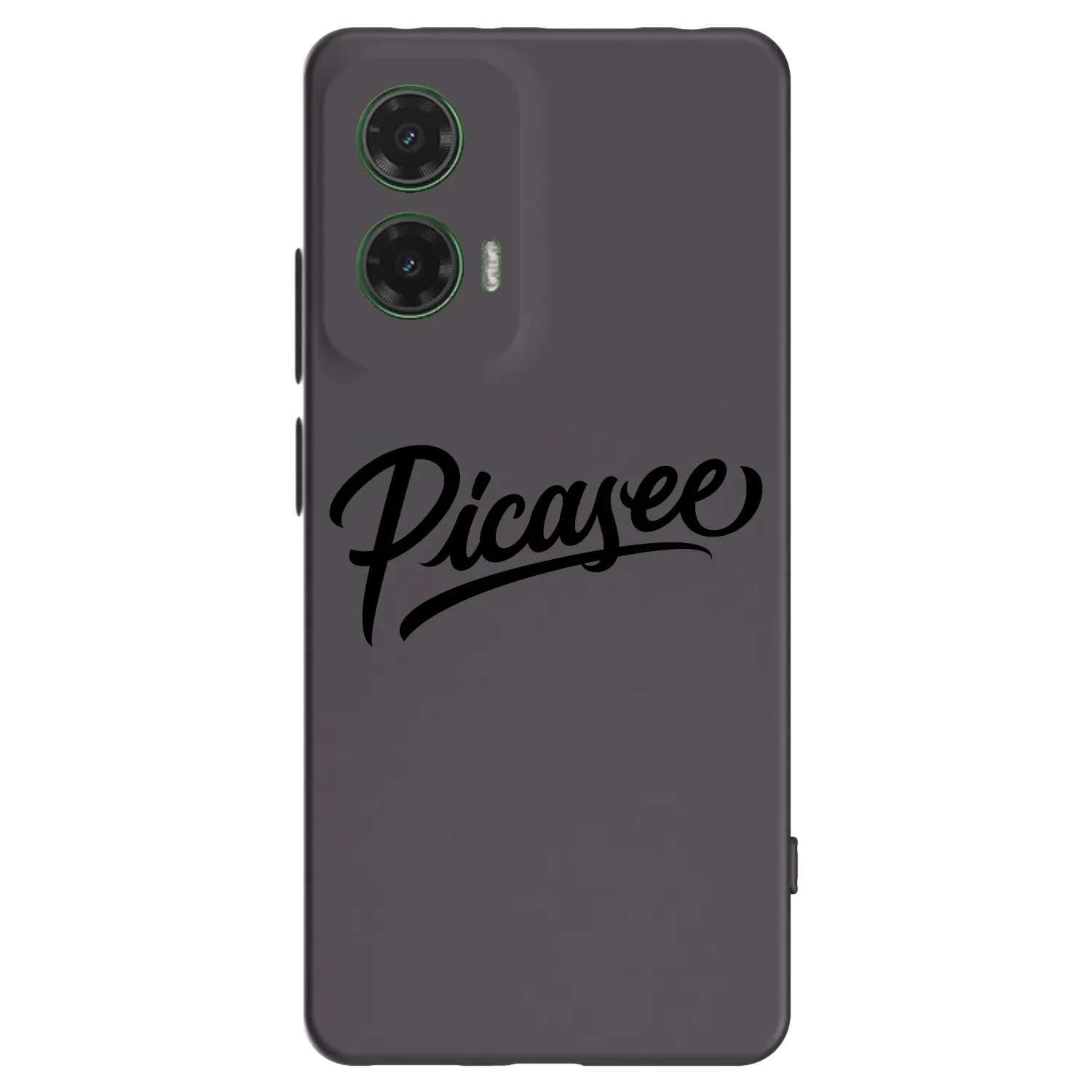 Picasee crna silikonska maskica za Motorola Moto G35 5G - Picasee - old logo - black