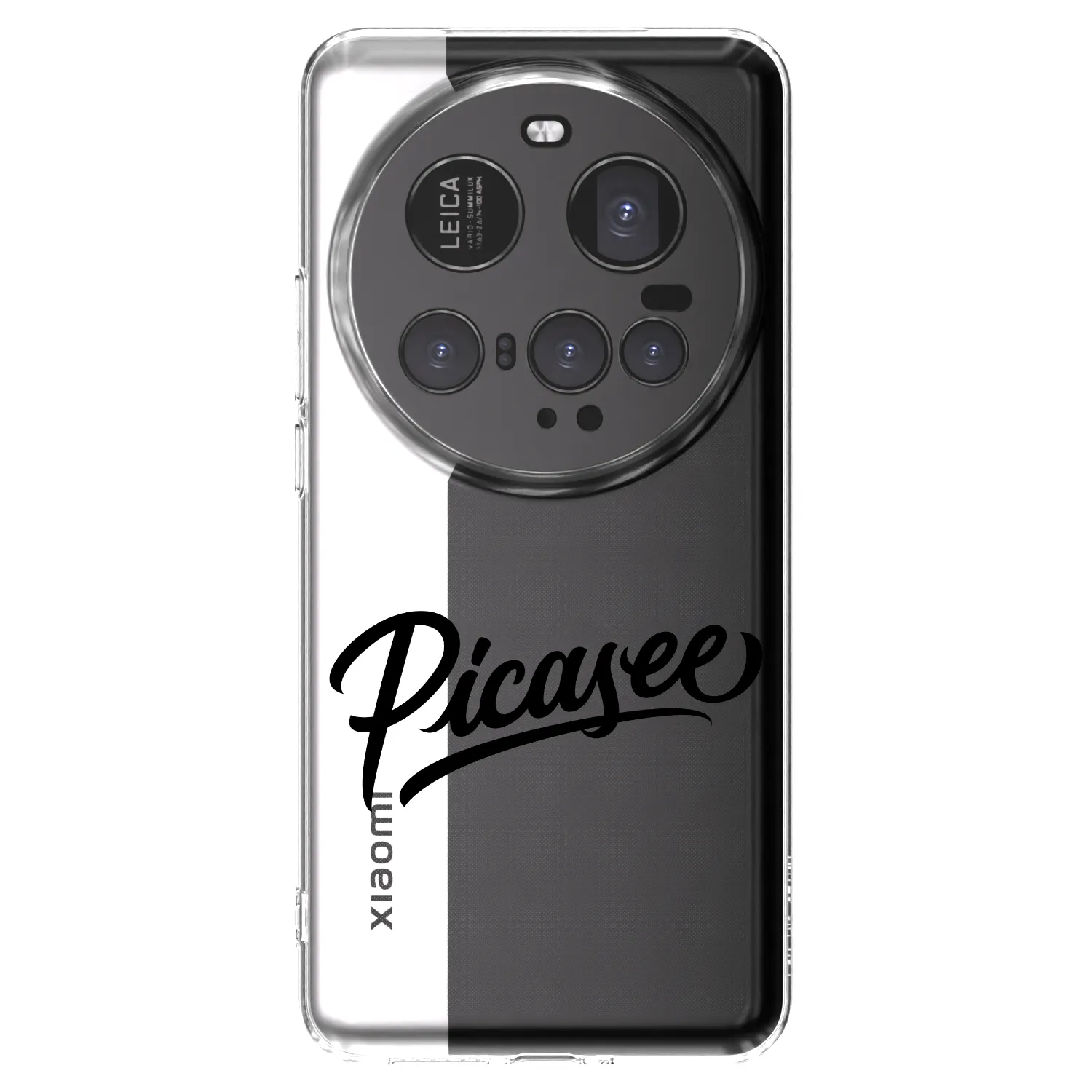 Picasee silikonska prozirna maskica za Xiaomi 15 Ultra - Picasee - old logo - black