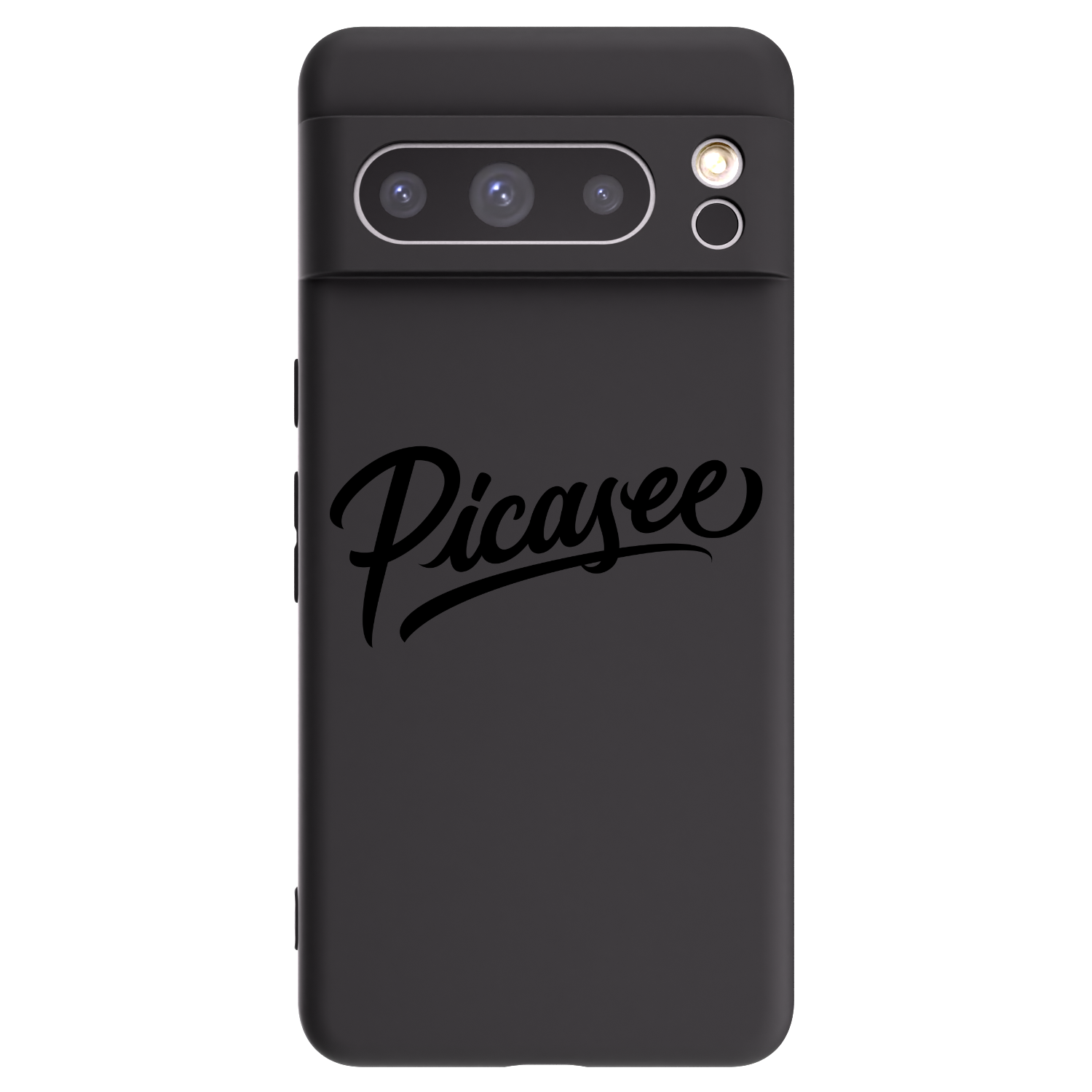 Picasee crna silikonska maskica za Google Pixel 8 Pro - Picasee - old logo - black