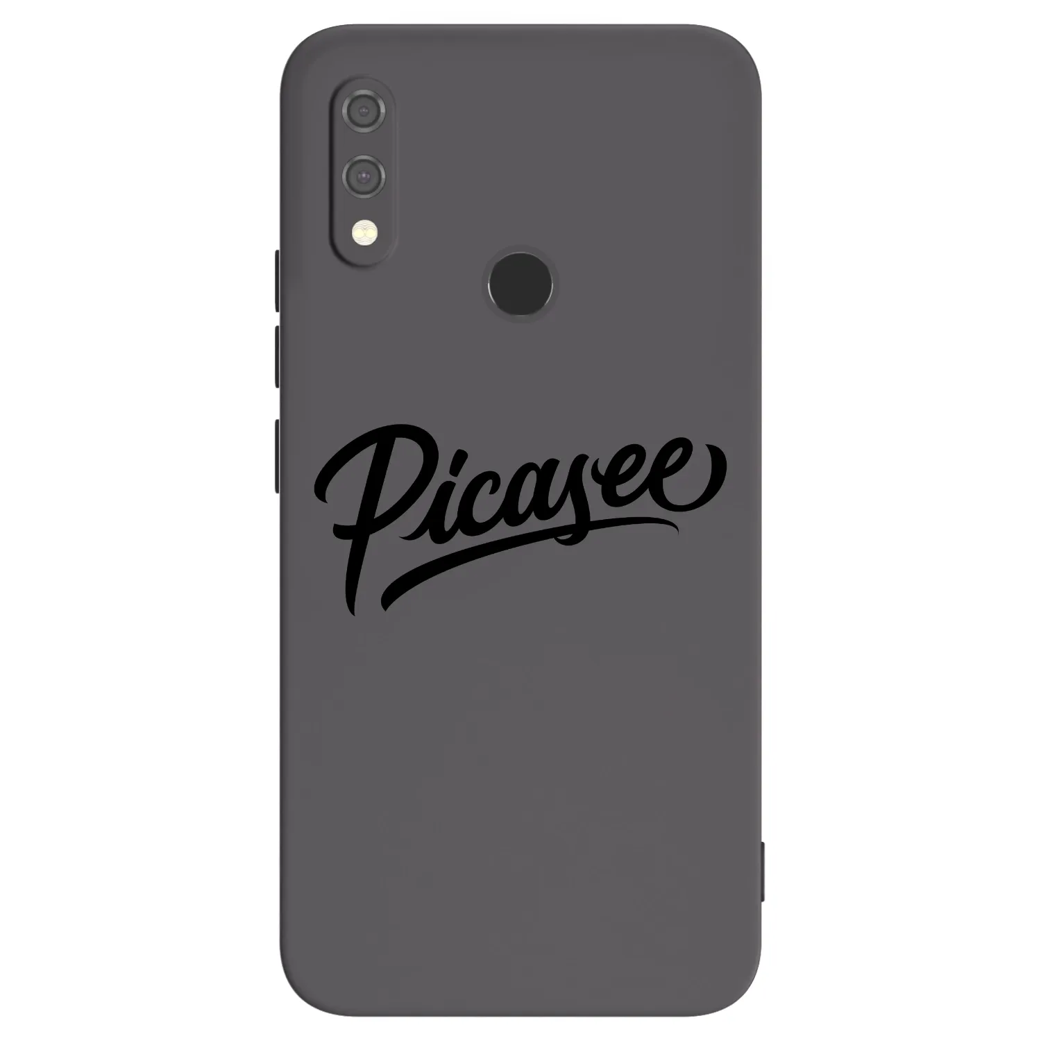 Picasee crna silikonska maskica za Xiaomi Redmi Note 7 - Picasee - old logo - black