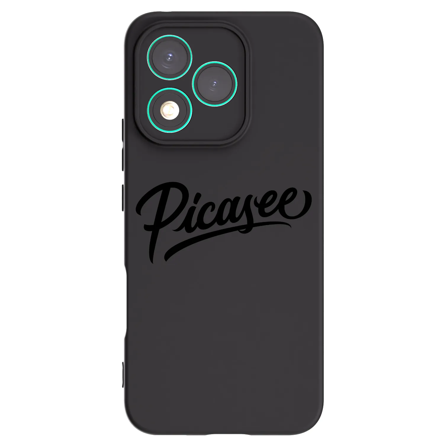Picasee crna silikonska maskica za Honor 400 Lite 5G - Picasee - old logo - black