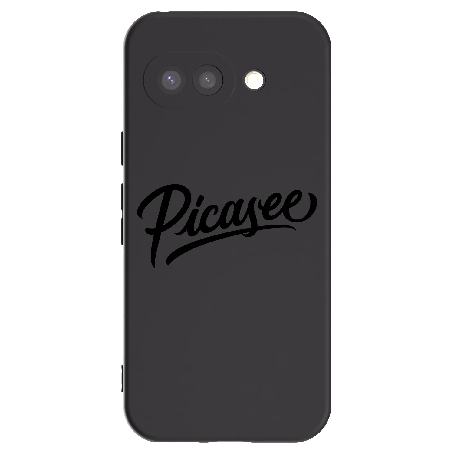 Picasee crna silikonska maskica za Google Pixel 9a - Picasee - old logo - black