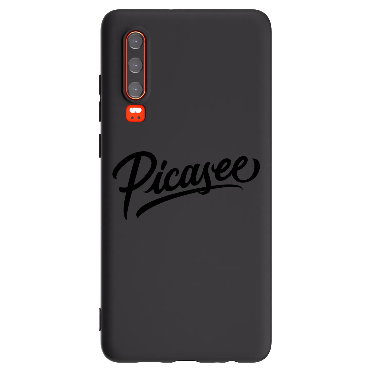 Picasee crna silikonska maskica za Huawei P30 - Picasee - old logo - black