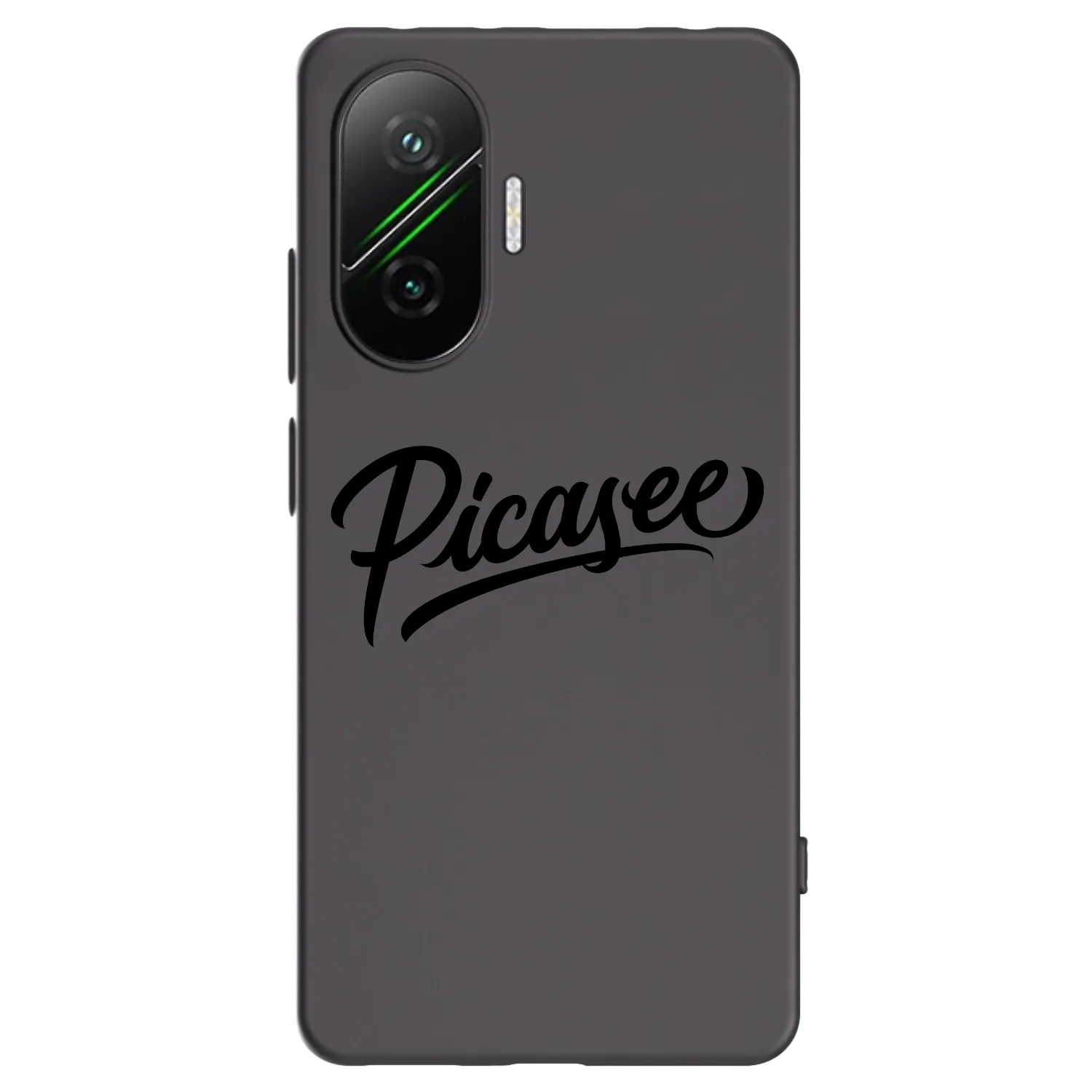 Picasee crna silikonska maskica za Xiaomi Poco F7 5G - Picasee - old logo - black