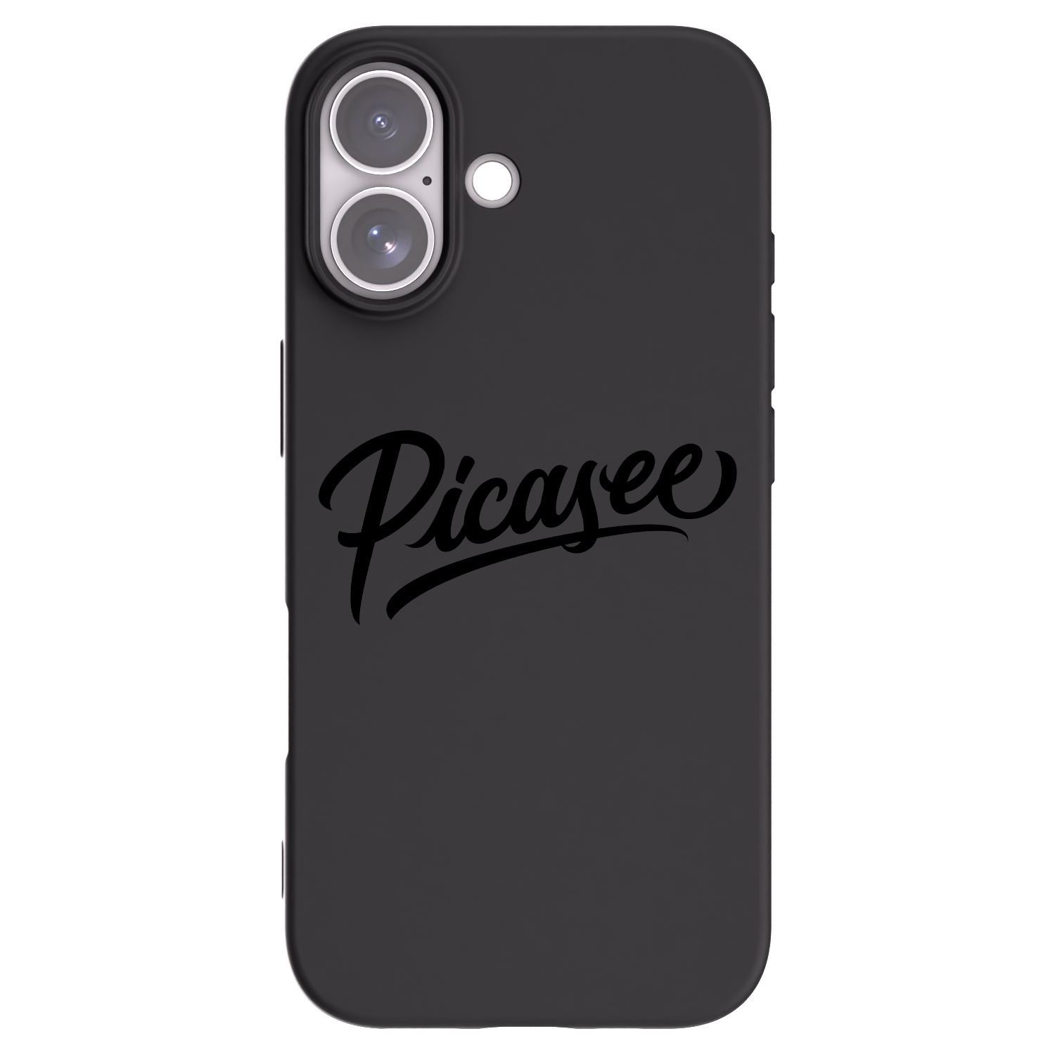 Picasee crna silikonska maskica za Apple iPhone 17 - Picasee - old logo - black